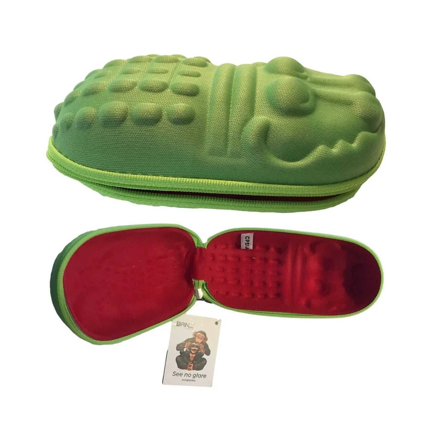 Baby Banz Carry Case for Sunglasses Green Crocodile - mezetto ebebek ebebek