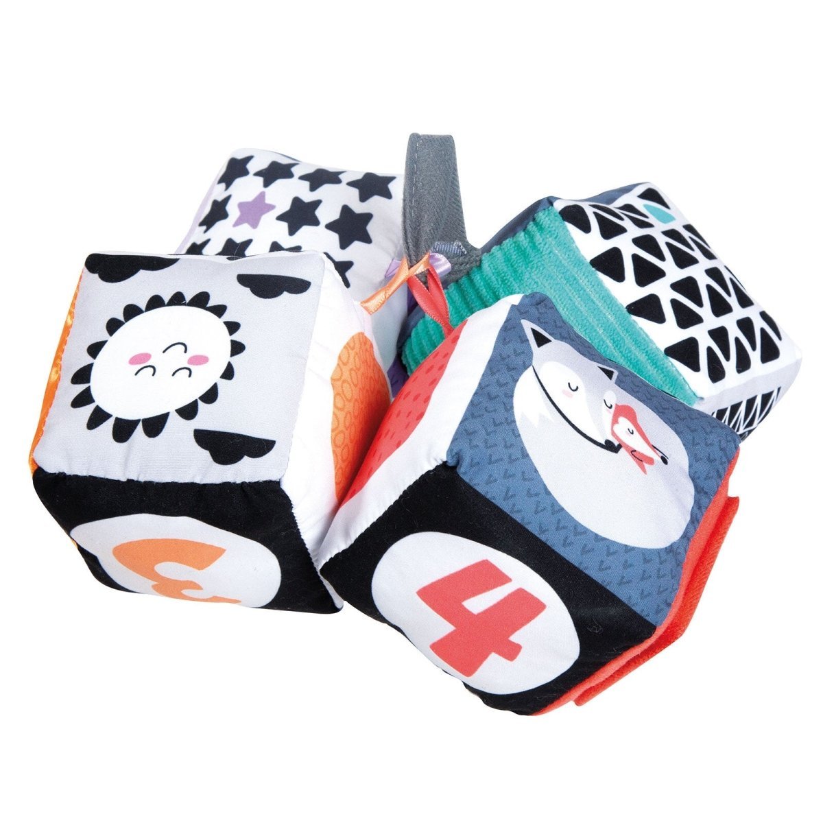 Baby Clementoni - Black & White Cubes - mezetto ebebek ebebek
