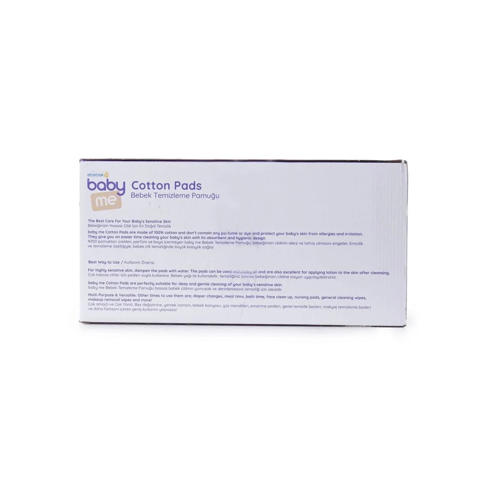 baby me Baby Cleaning Cotton Pads 15x60 pcs - mezetto ebebek ebebek