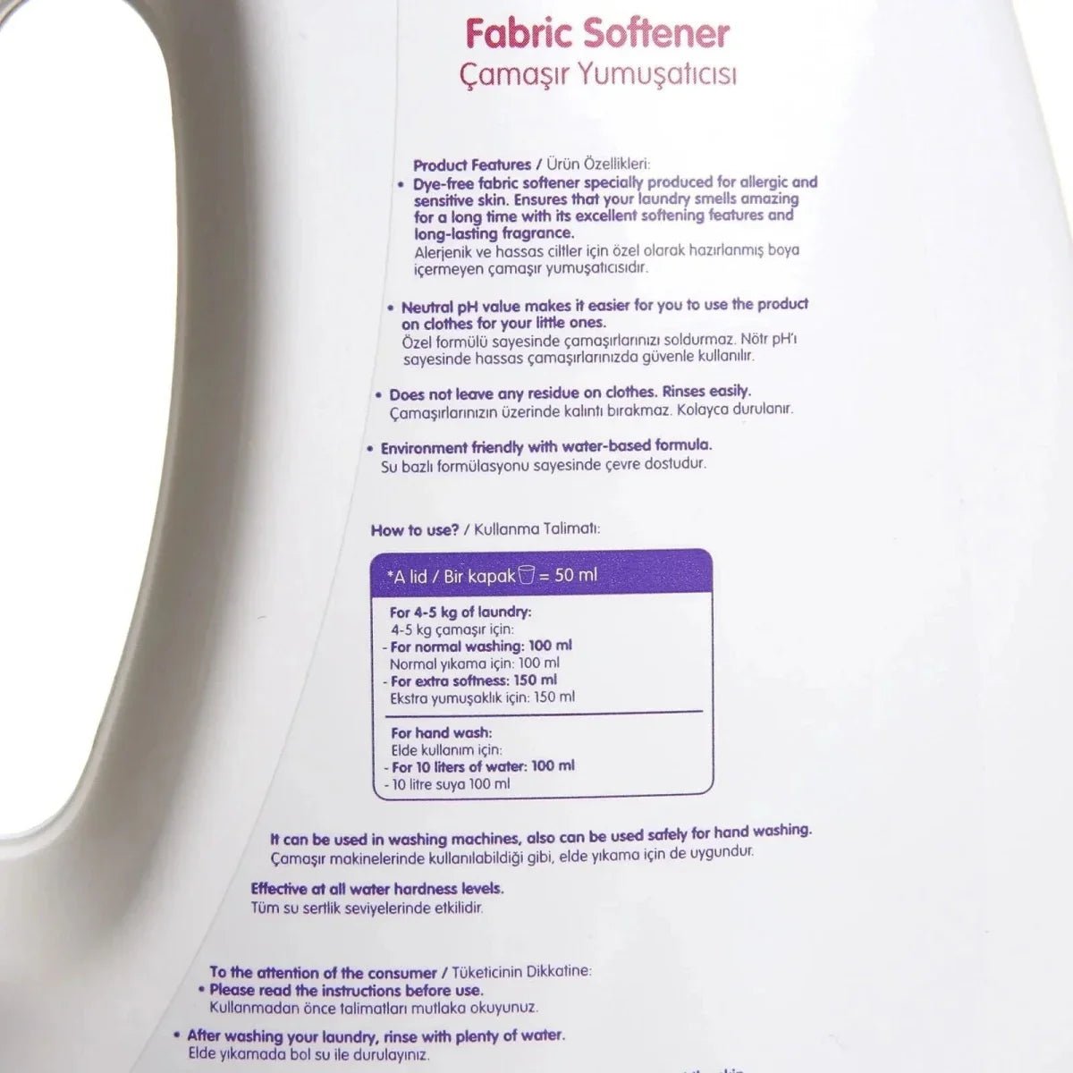 baby me Baby Fabric Softener 1500ml - mezetto ebebek ebebek