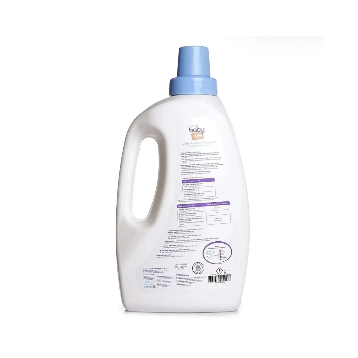 baby me Baby Laundry Liquid Detergent 1500ml - mezetto ebebek ebebek