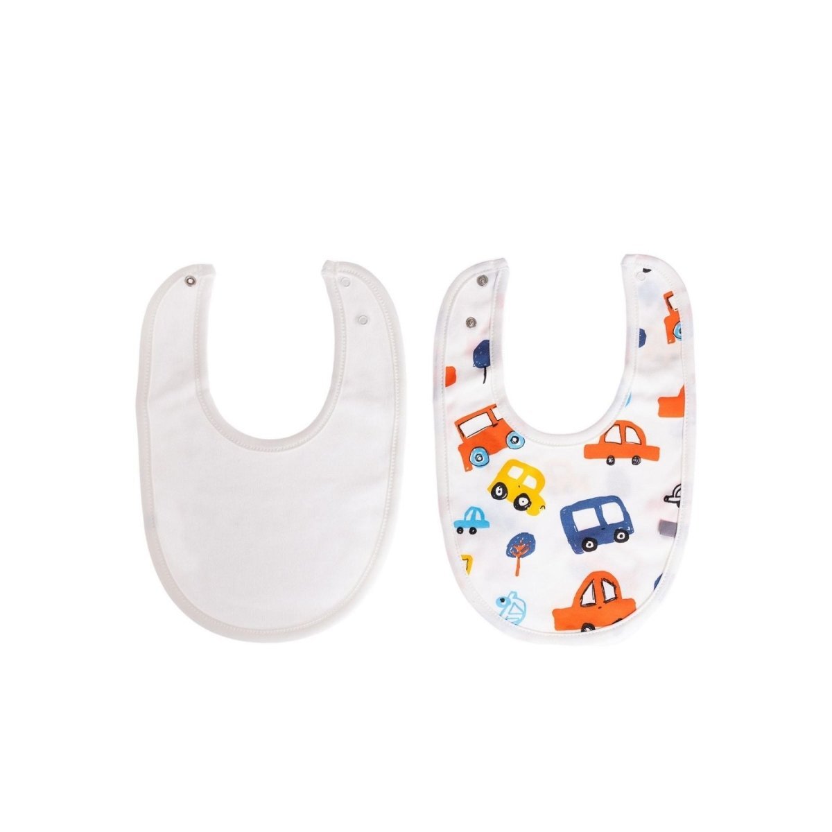 baby me Cars Baby Bib Pack of 2 - mezetto