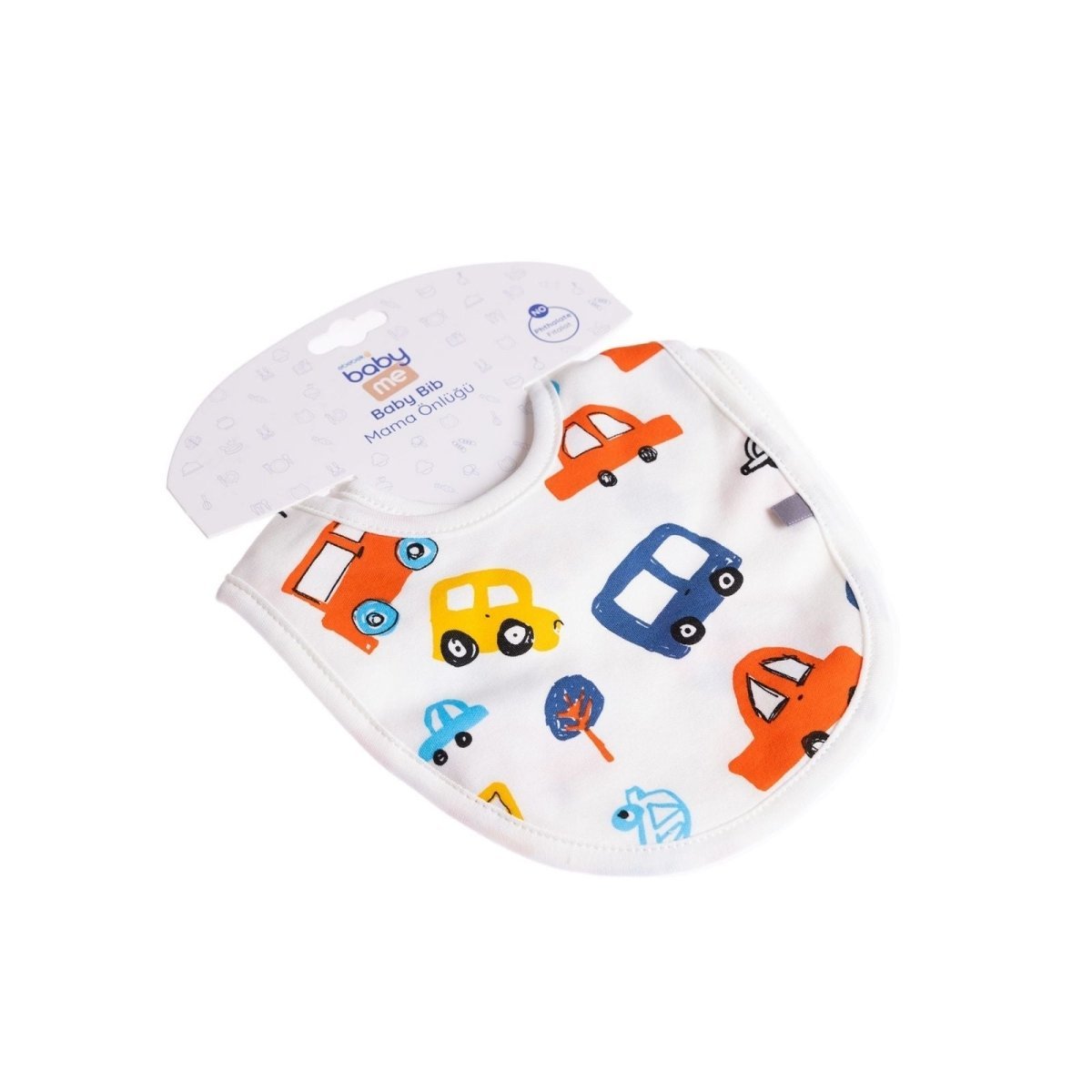 baby me Cars Baby Bib Pack of 2 - mezetto
