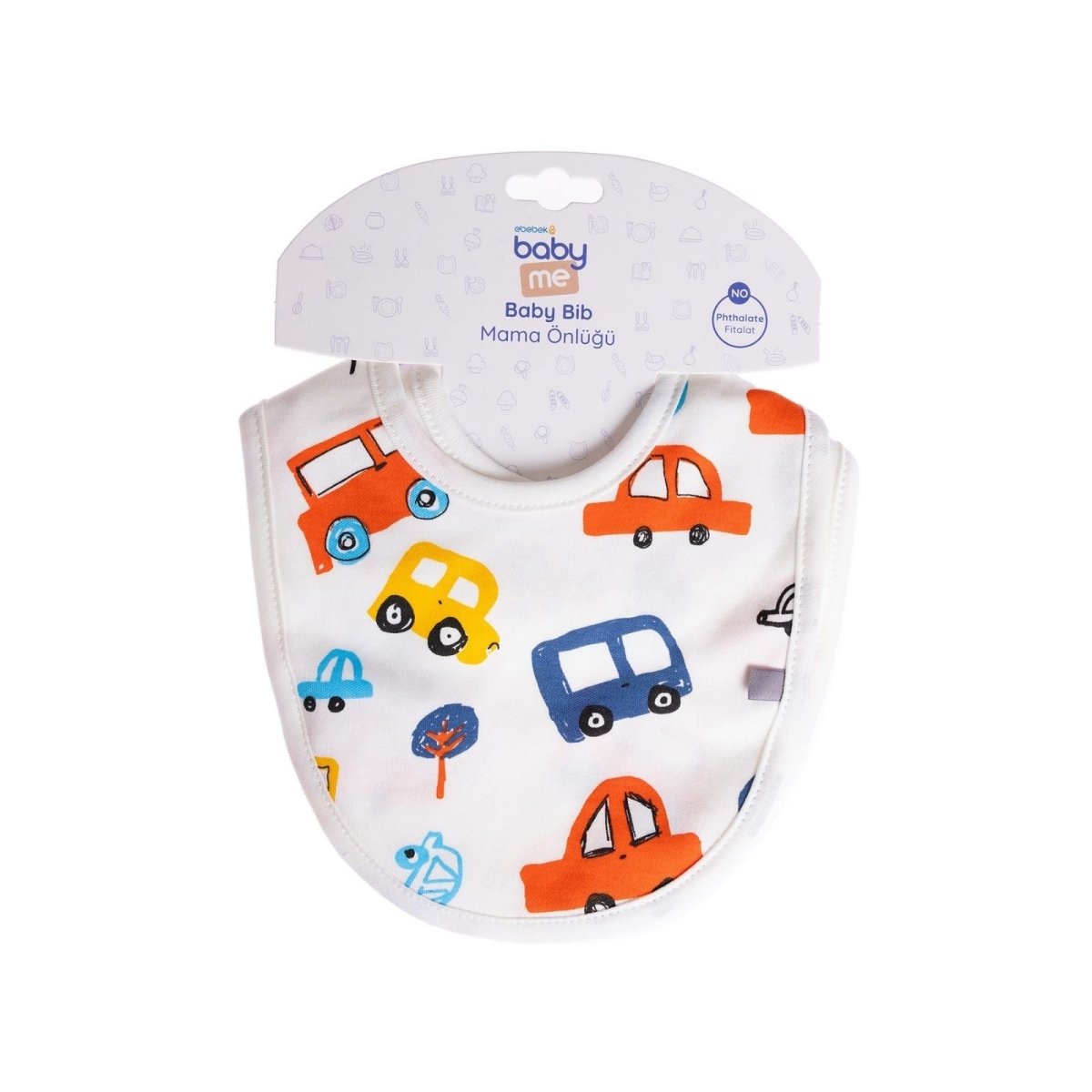 baby me Cars Baby Bib Pack of 2 - mezetto