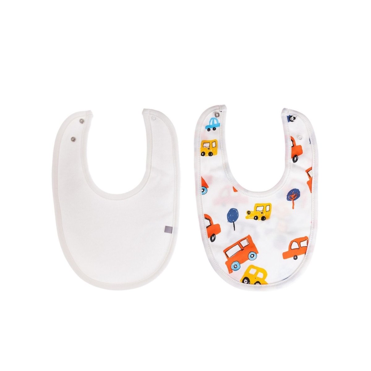 baby me Cars Baby Bib Pack of 2 - mezetto