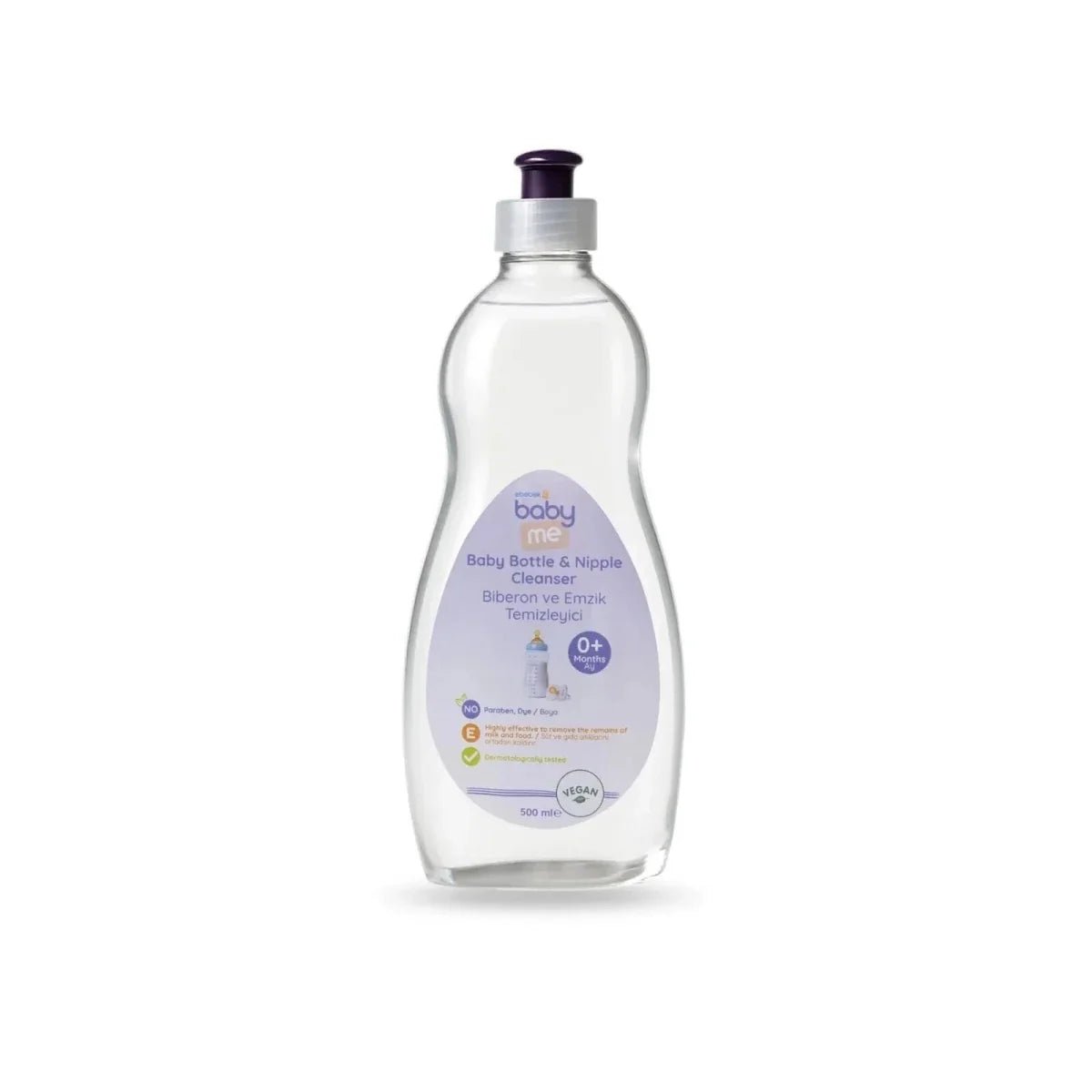 baby me Liquid Bottle & Teat Cleaner 500ml - mezetto ebebek ebebek