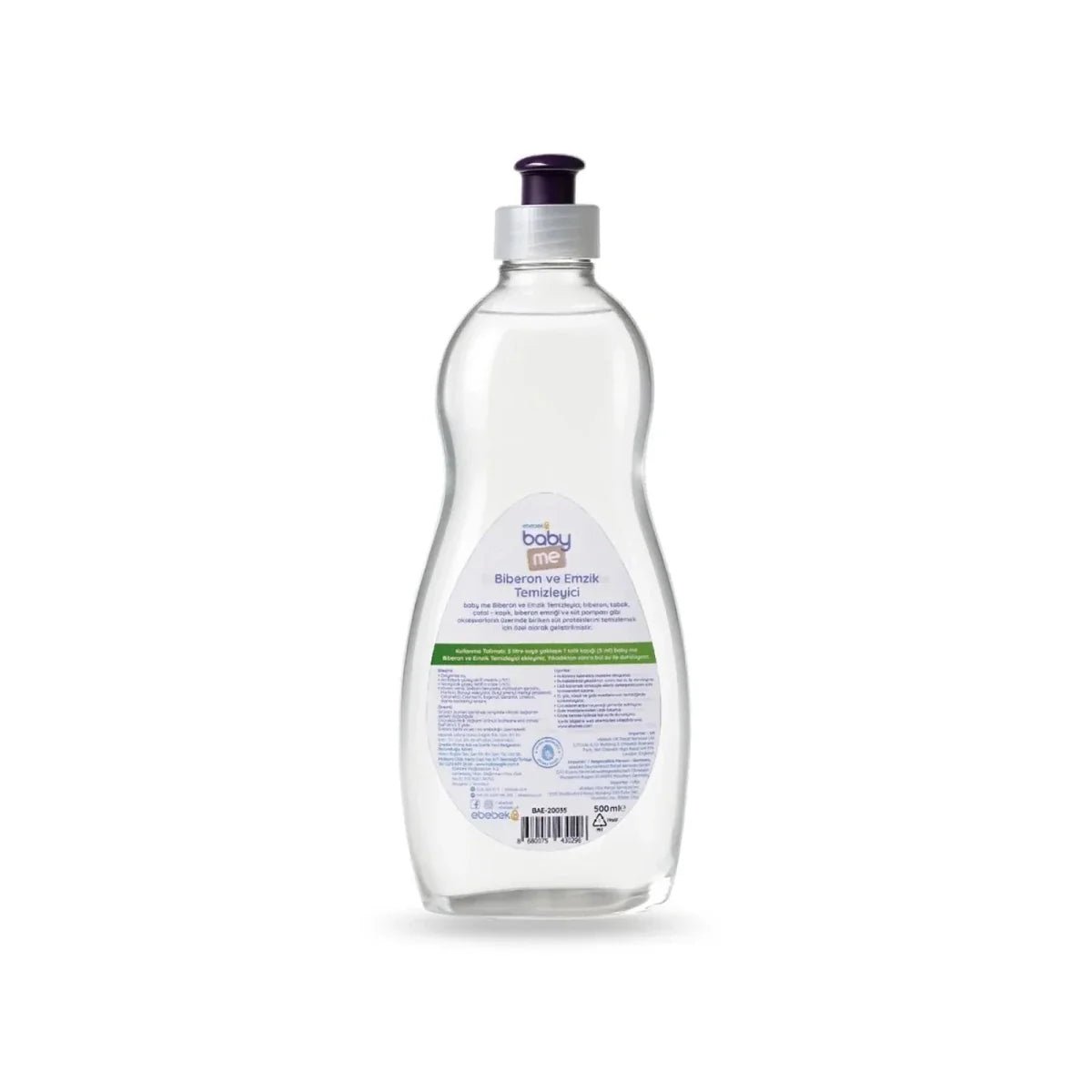 baby me Liquid Bottle & Teat Cleaner 500ml - mezetto ebebek ebebek