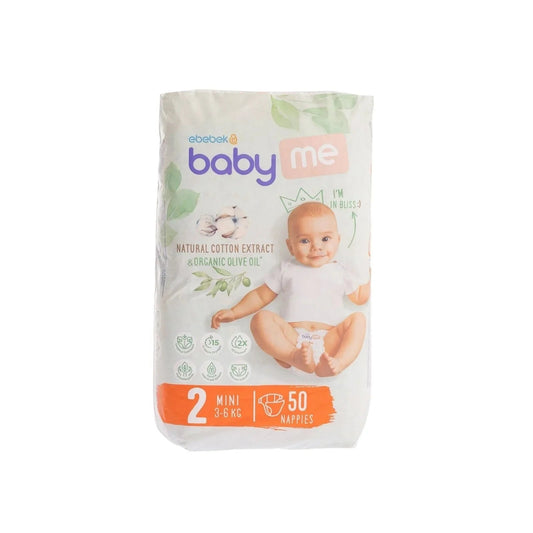 baby me mini Size 2 - 50 nappies - mezetto ebebek ebebek