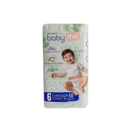 baby me XL Size 6 - 50 nappies - mezetto ebebek ebebek