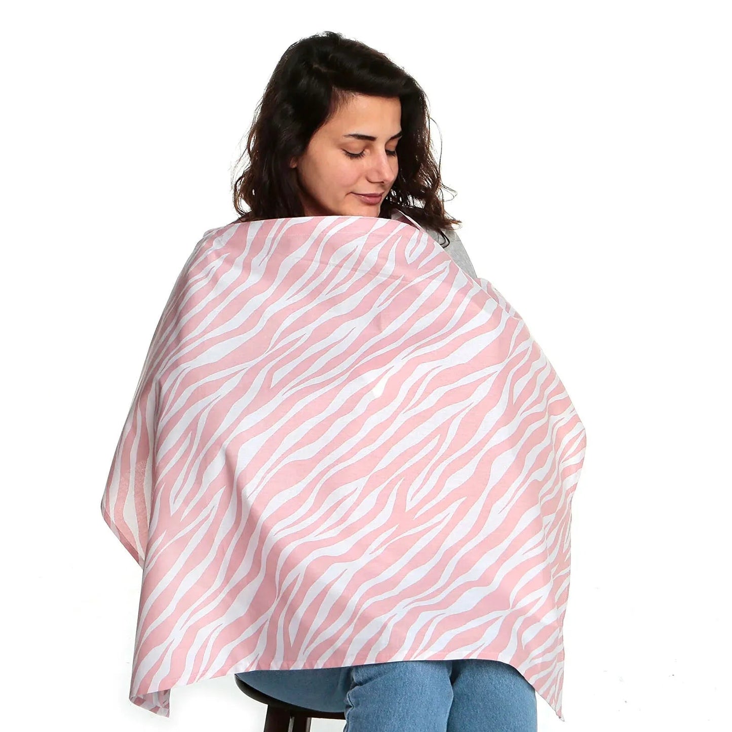 baby mom Eco Breastfeeding & Infant Support Pillow & Nursing Cover Set - mezetto