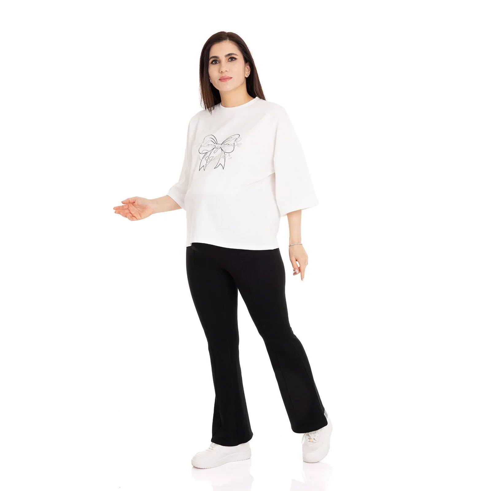 baby mom Mom Maternity Leggings - Black - mezetto