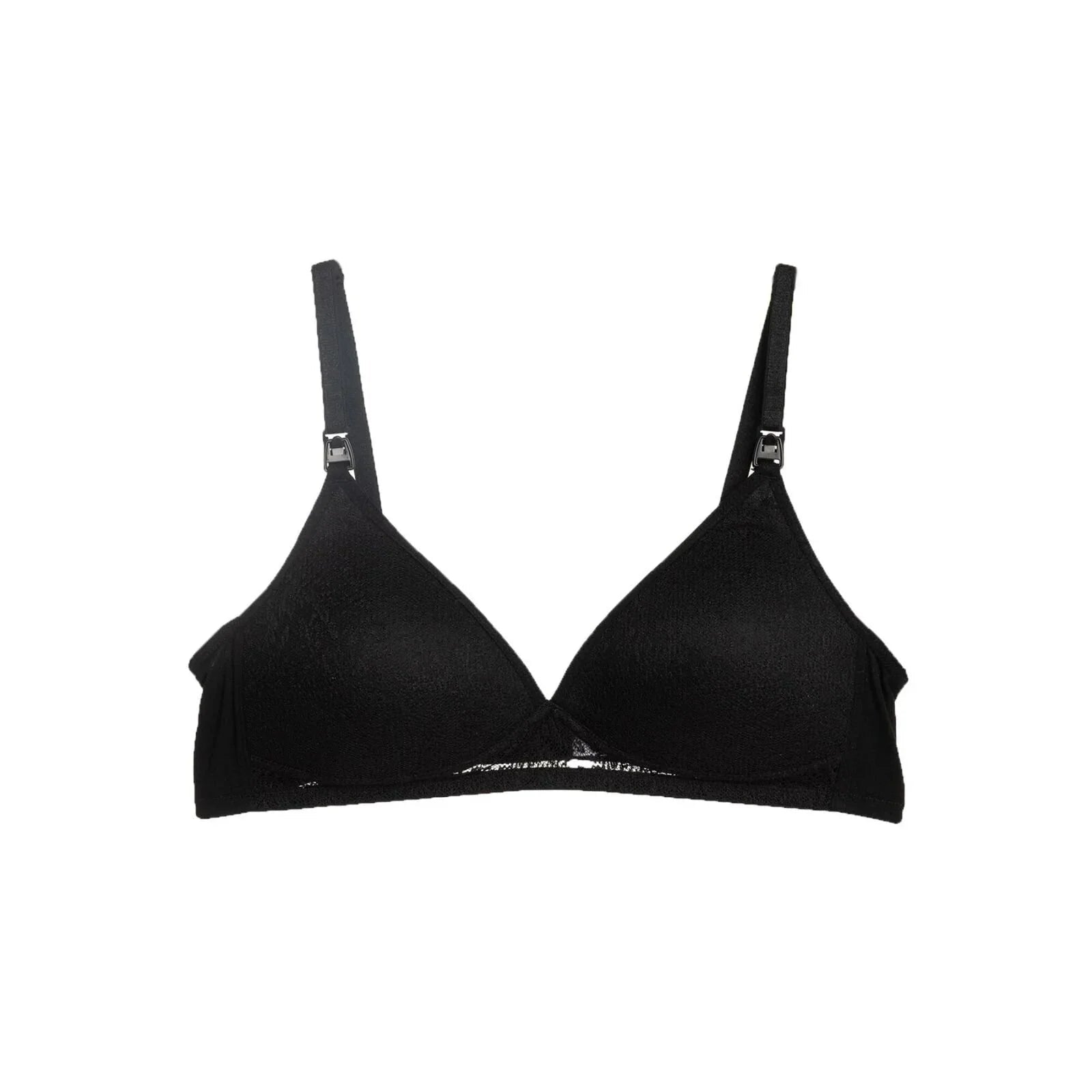 baby mom Padded Nursing Bra - Black - mezetto ebebek ebebek