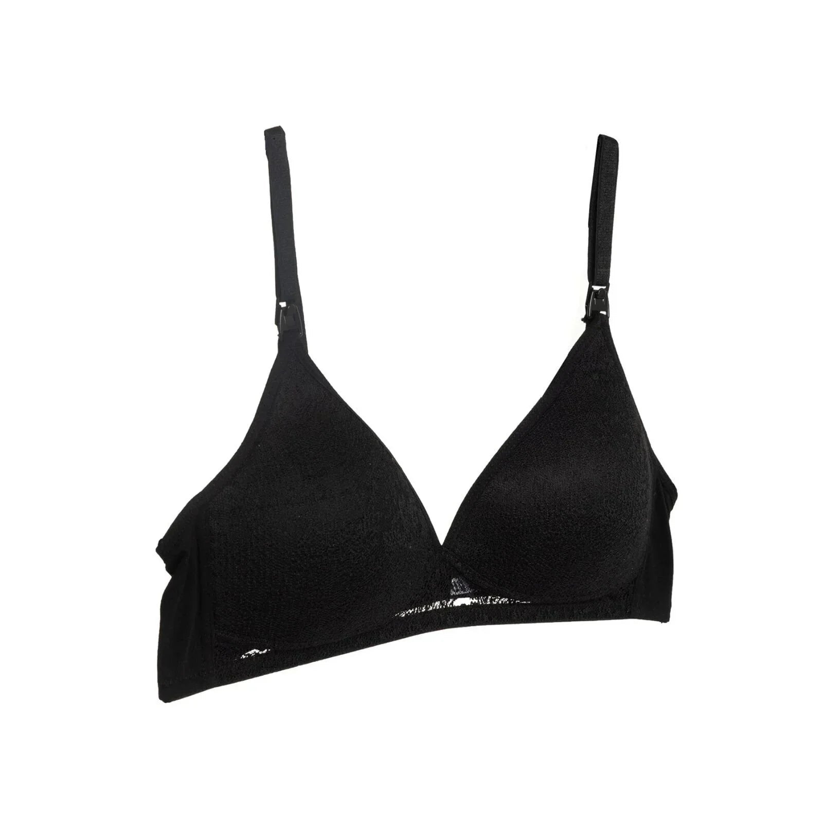 baby mom Padded Nursing Bra - Black - mezetto ebebek ebebek