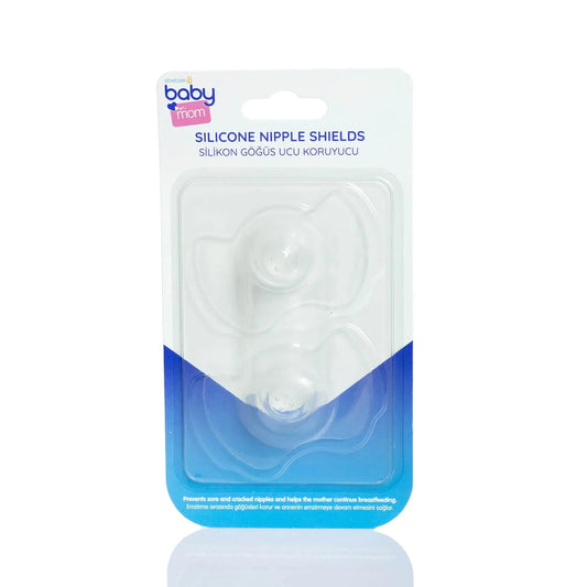 baby mom Silicone Nipple Protector Set 2 pcs - mezetto ebebek ebebek