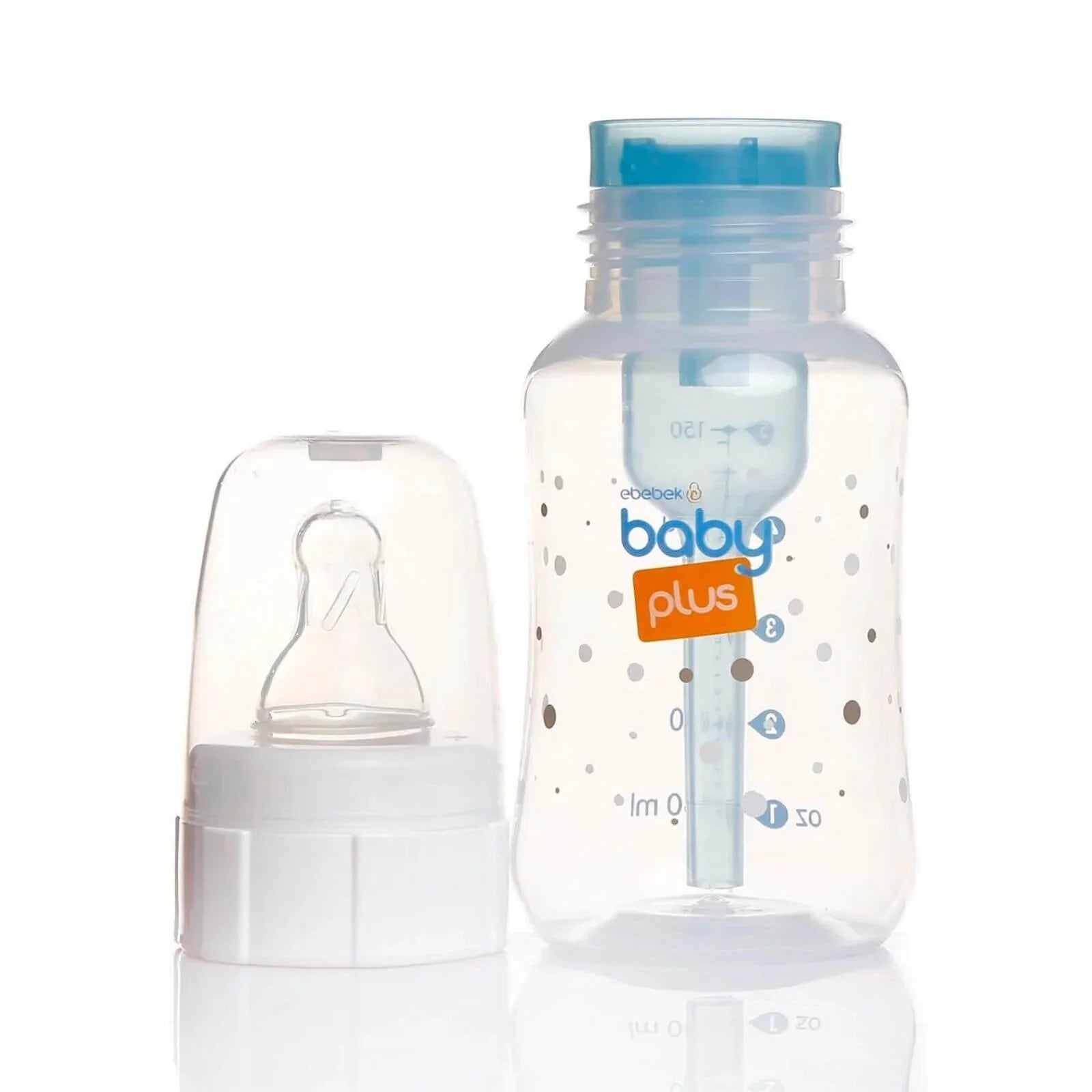 baby plus Anti Colic PP Bottle 150ml - mezetto ebebek ebebek