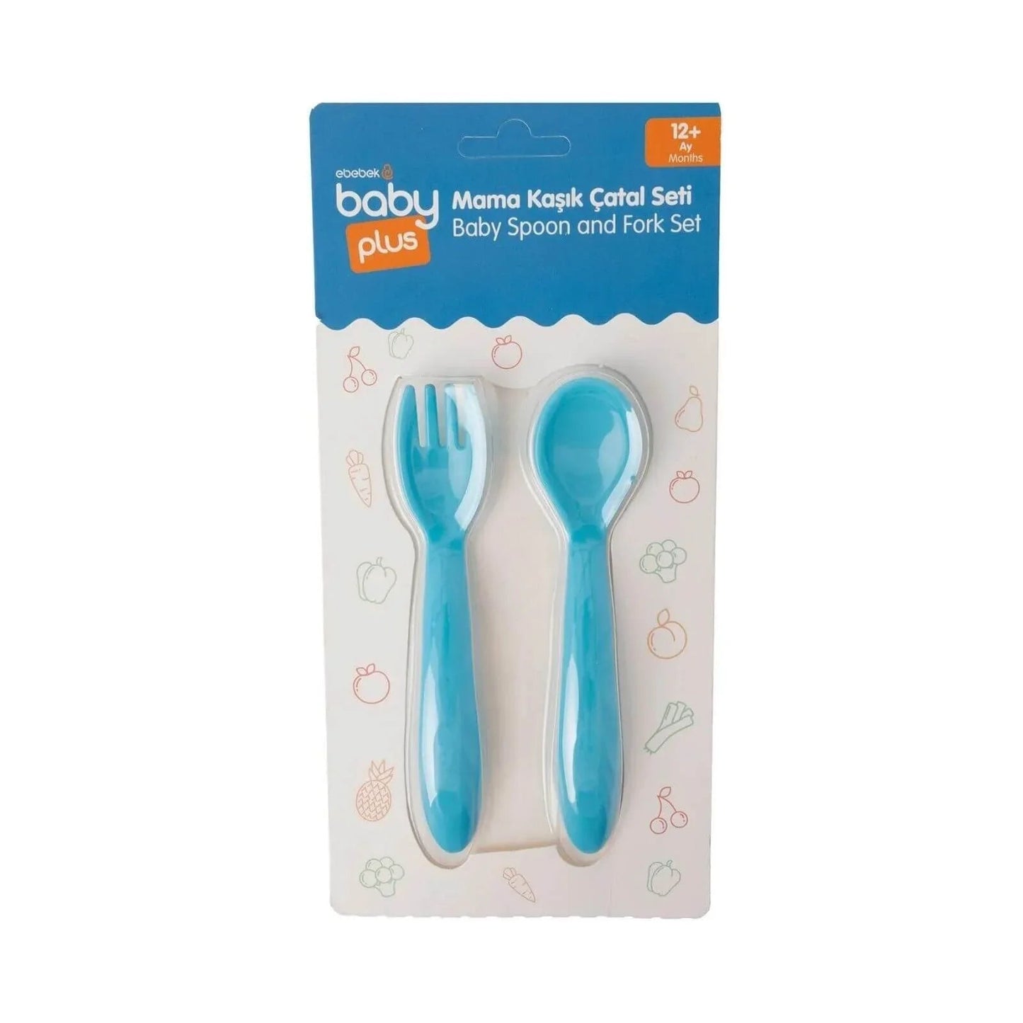 baby plus Baby Food Spoon & Fork Set - mezetto