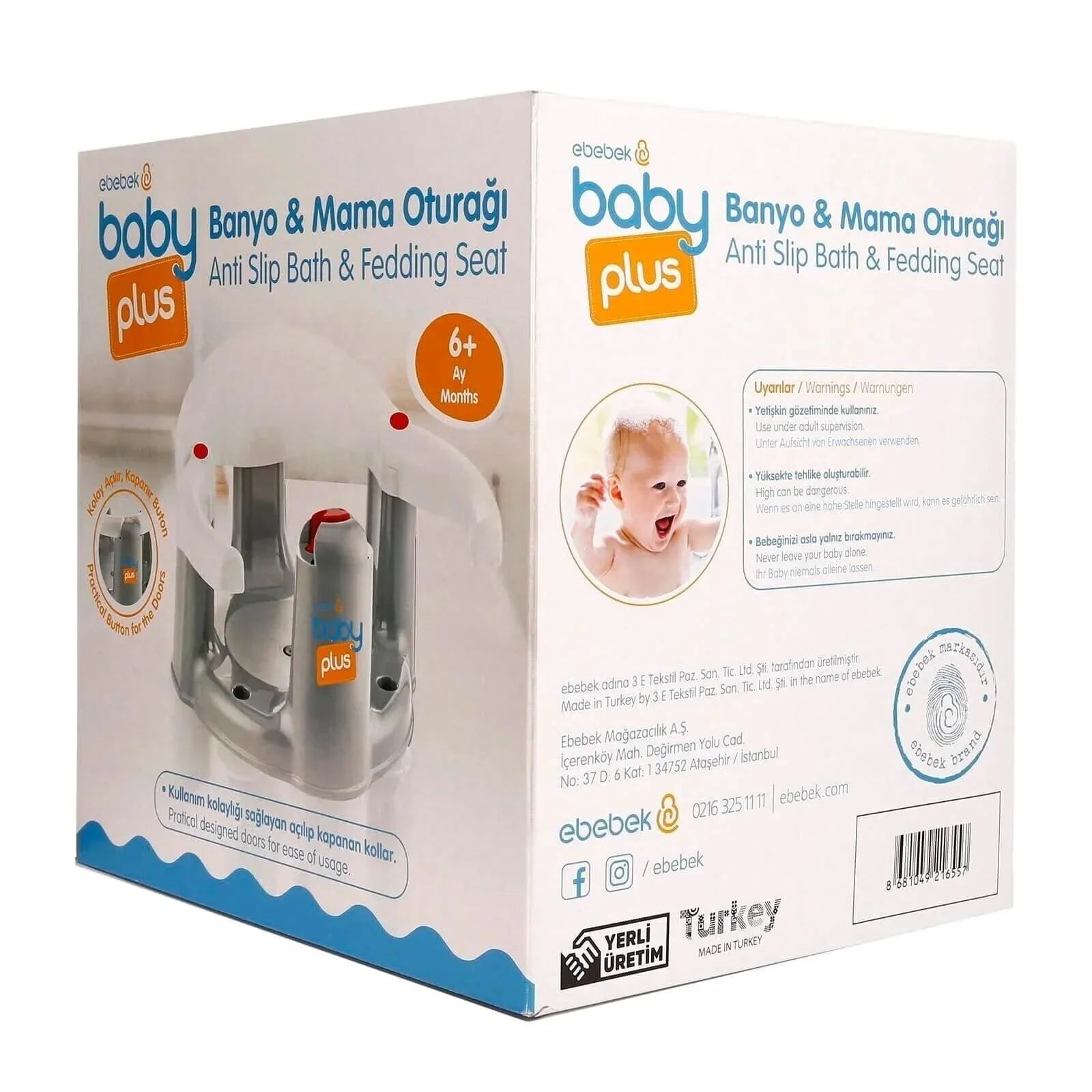 baby plus Bath & Feeding Seat - mezetto ebebek ebebek