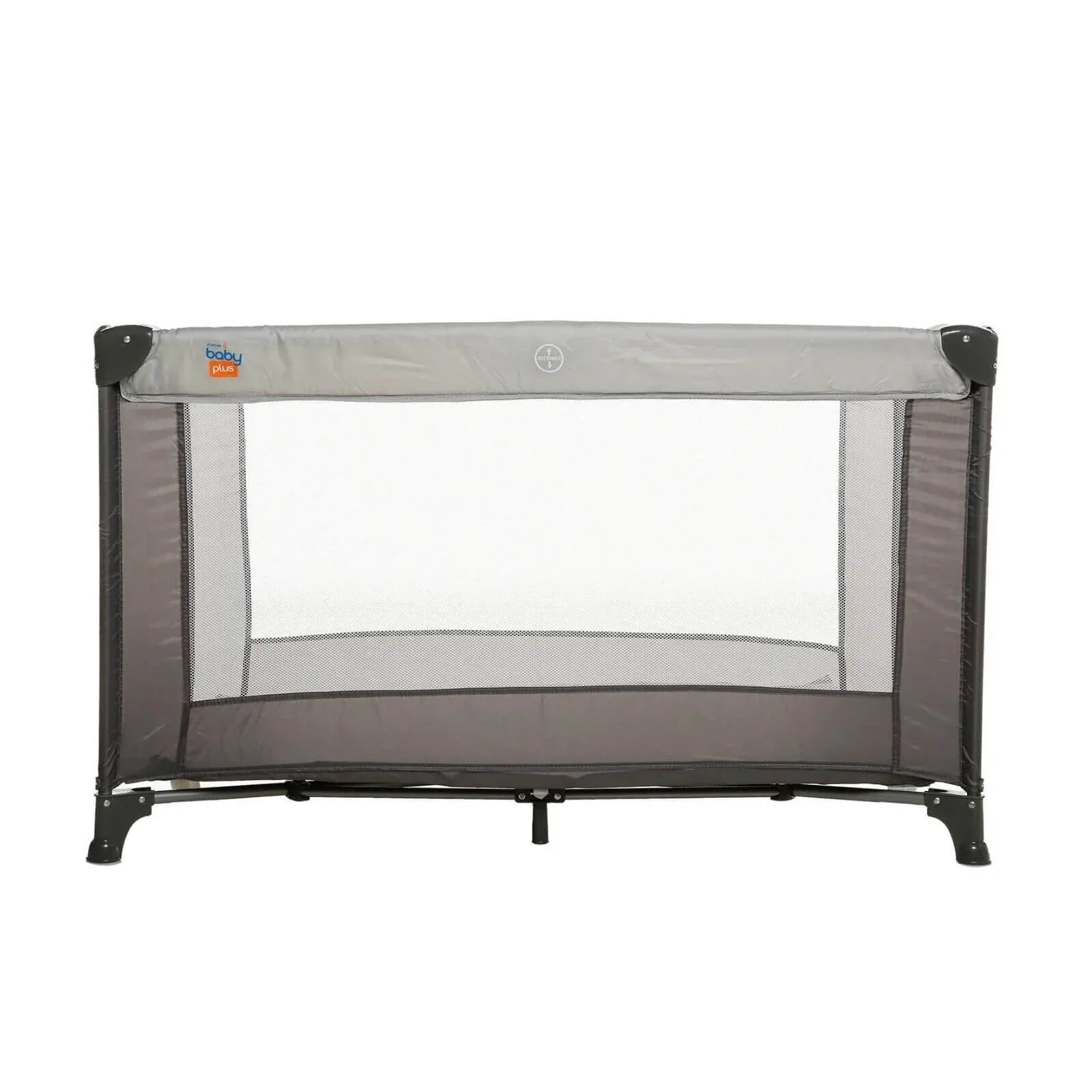 baby plus Eco Travel Cot - Grey - mezetto