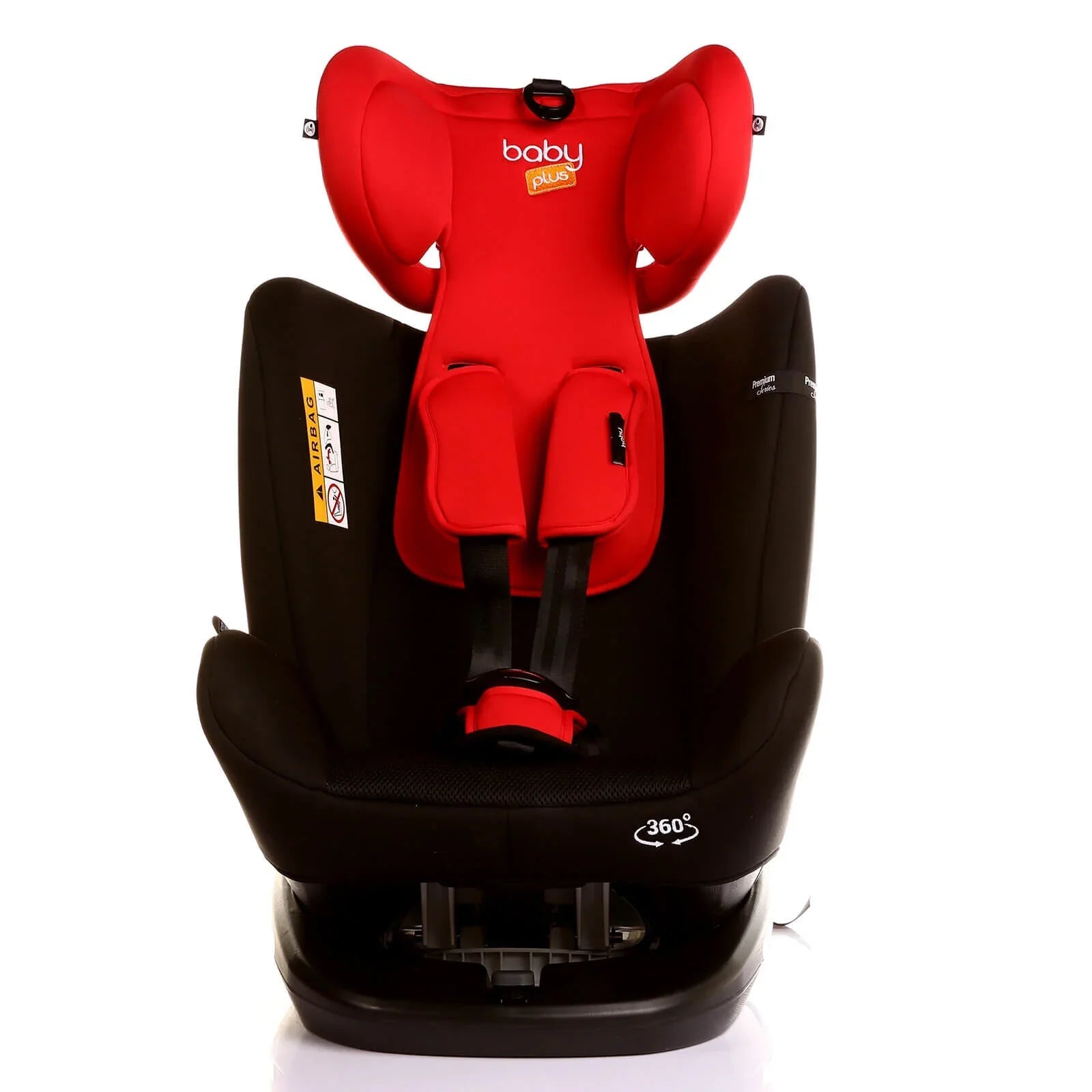 baby plus Orbitfix Group 0/1 Baby Car Seat - Black Red - mezetto ebebek ebebek
