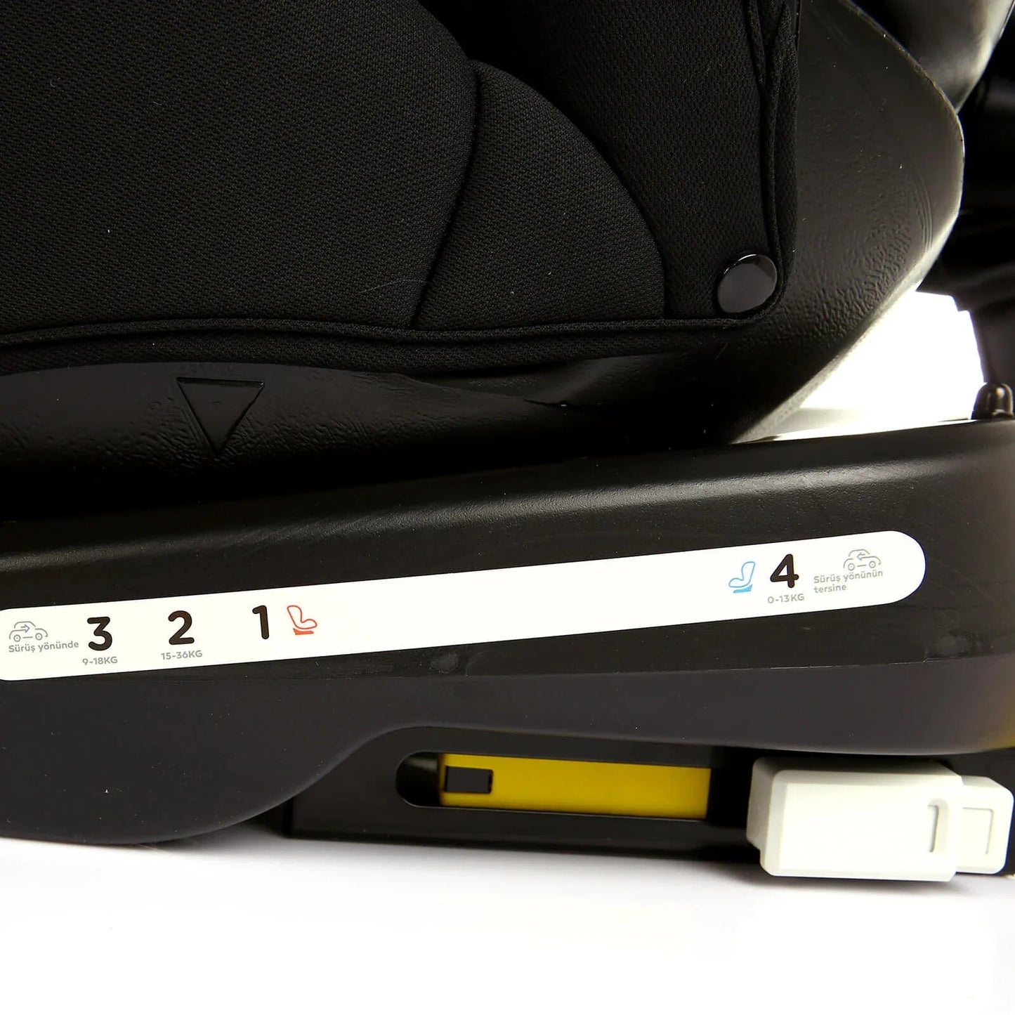 baby plus Orbitfix Group 0/1 Baby Car Seat - Black Red - mezetto ebebek ebebek