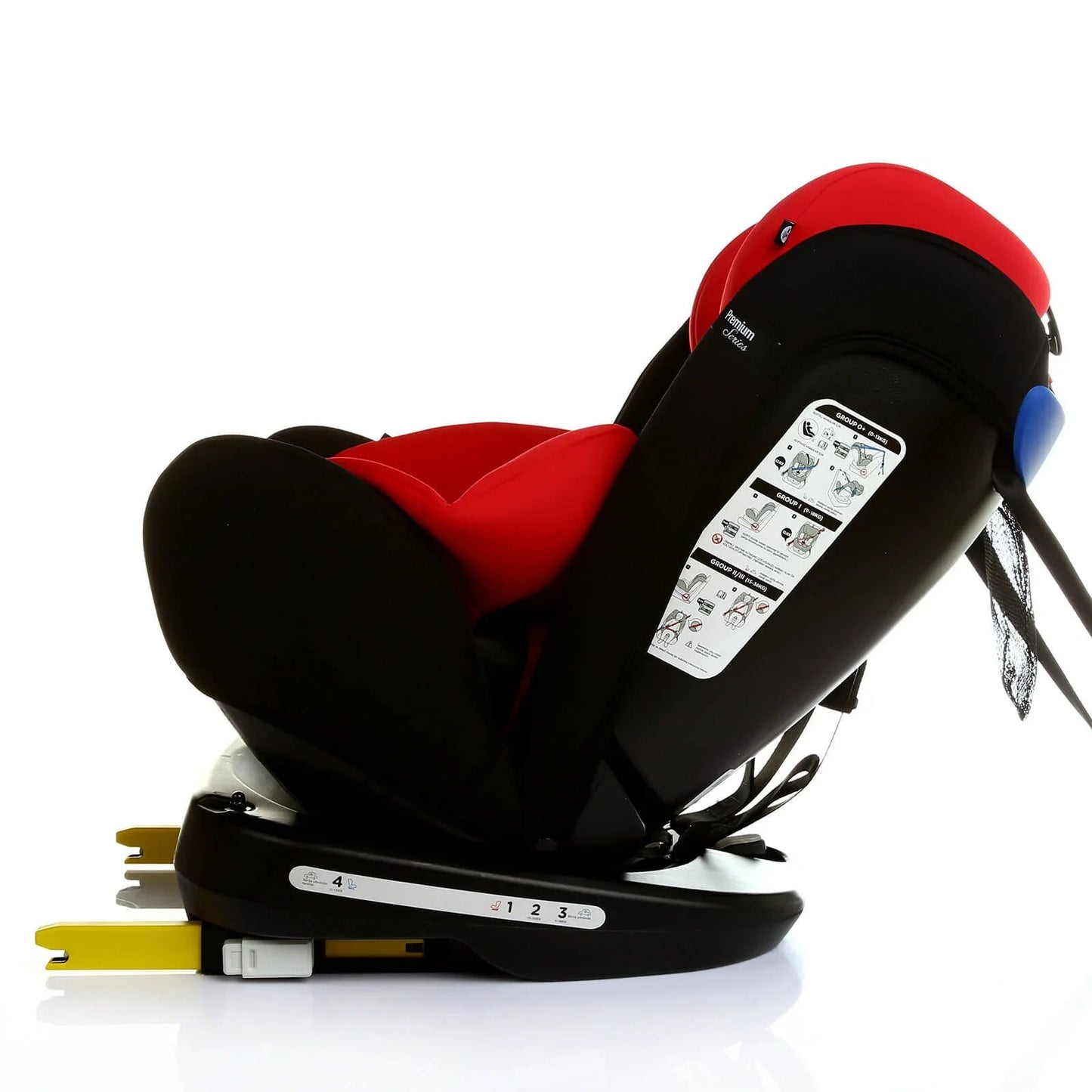 baby plus Orbitfix Group 0/1 Baby Car Seat - Black Red - mezetto ebebek ebebek
