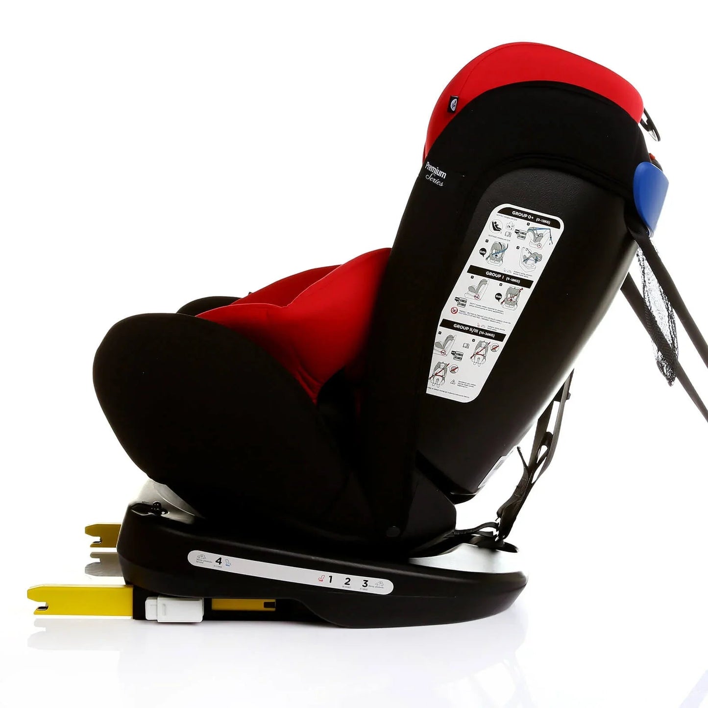 baby plus Orbitfix Group 0/1 Baby Car Seat - Black Red - mezetto ebebek ebebek