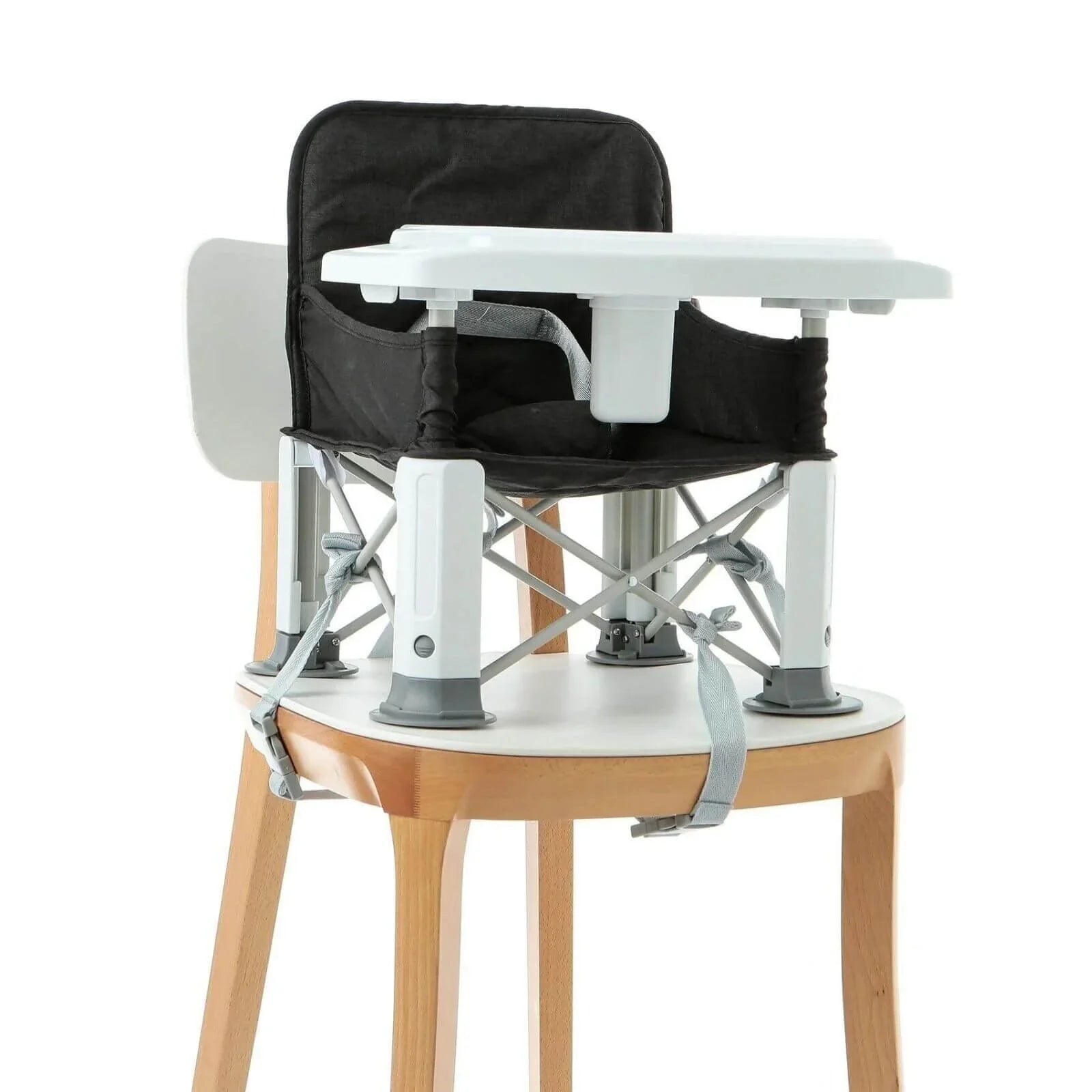 baby plus Picnic Booster Highchair - Dark Grey - mezetto ebebek ebebek