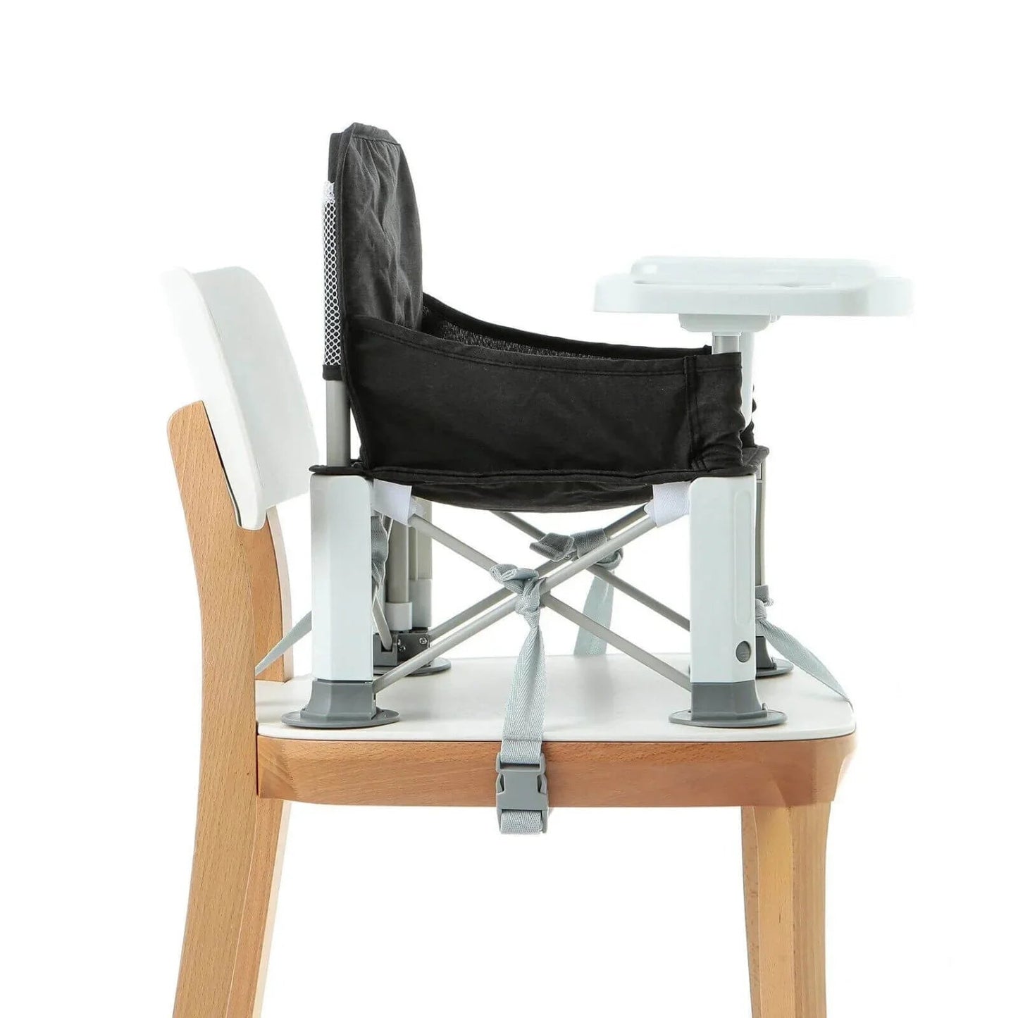 baby plus Picnic Booster Highchair - Dark Grey - mezetto ebebek ebebek
