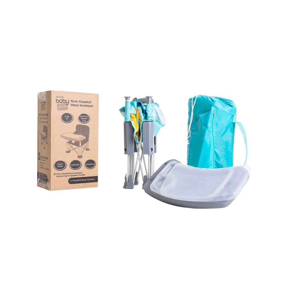 baby plus Picnic Booster Highchair - My friend Giraffe - mezetto ebebek ebebek