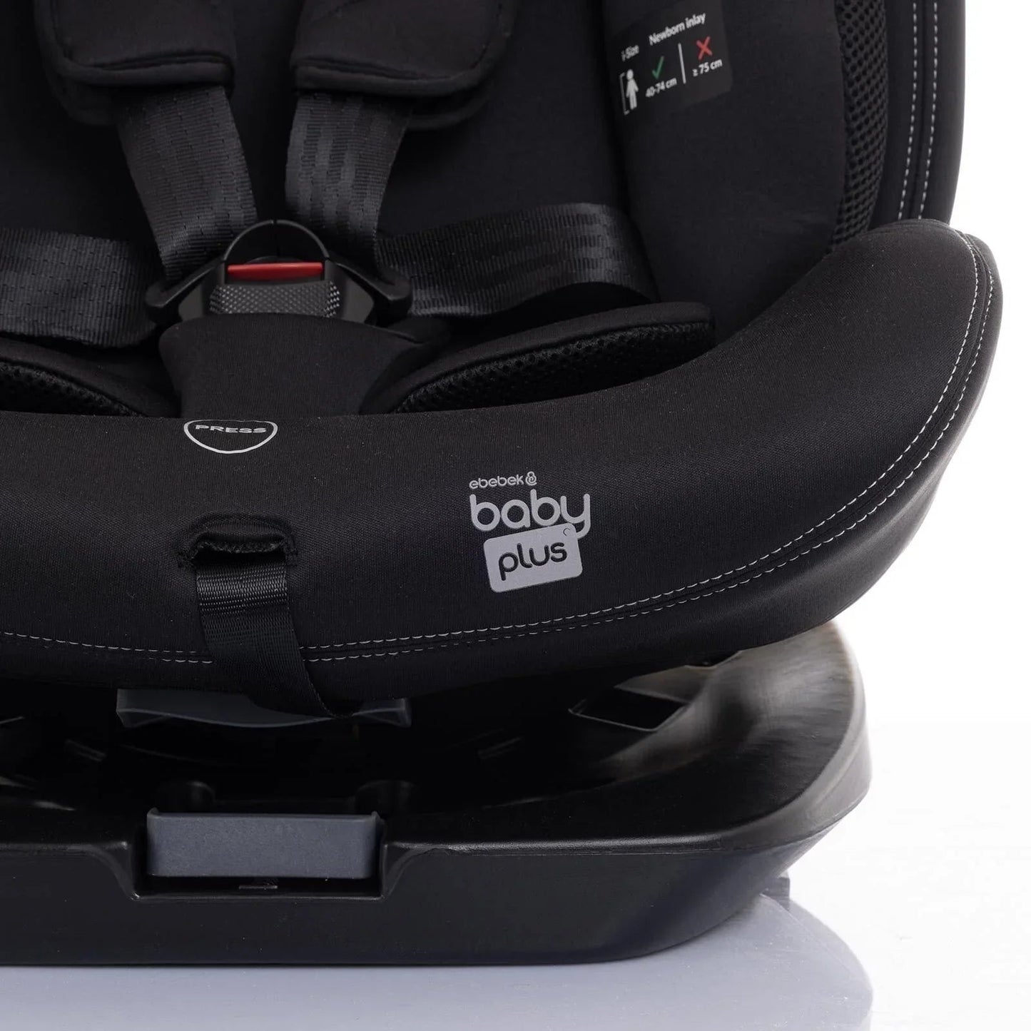 baby plus Pixi i - Size Car Seat - Black - mezetto ebebek ebebek