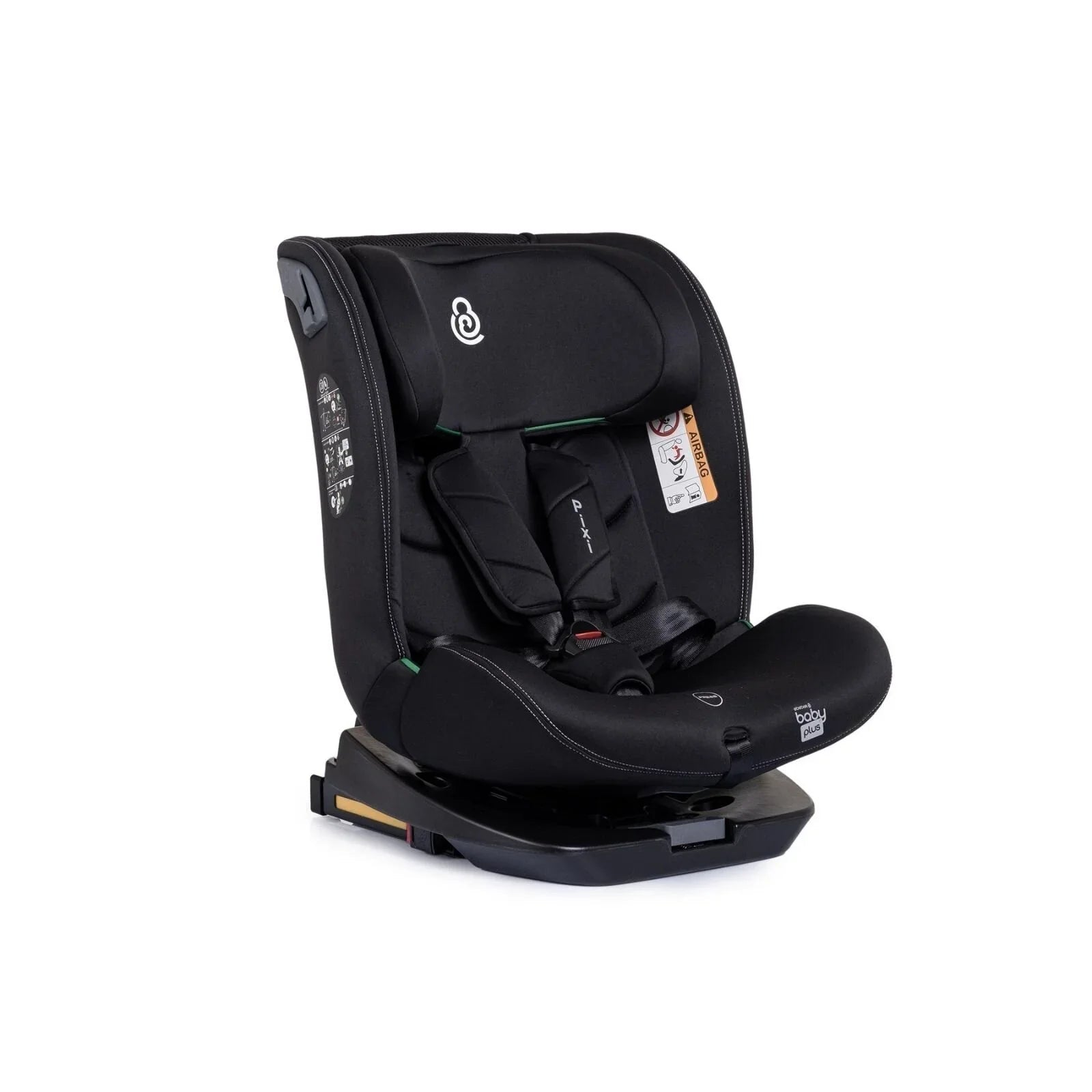 baby plus Pixi i - Size Car Seat - Black - mezetto ebebek ebebek