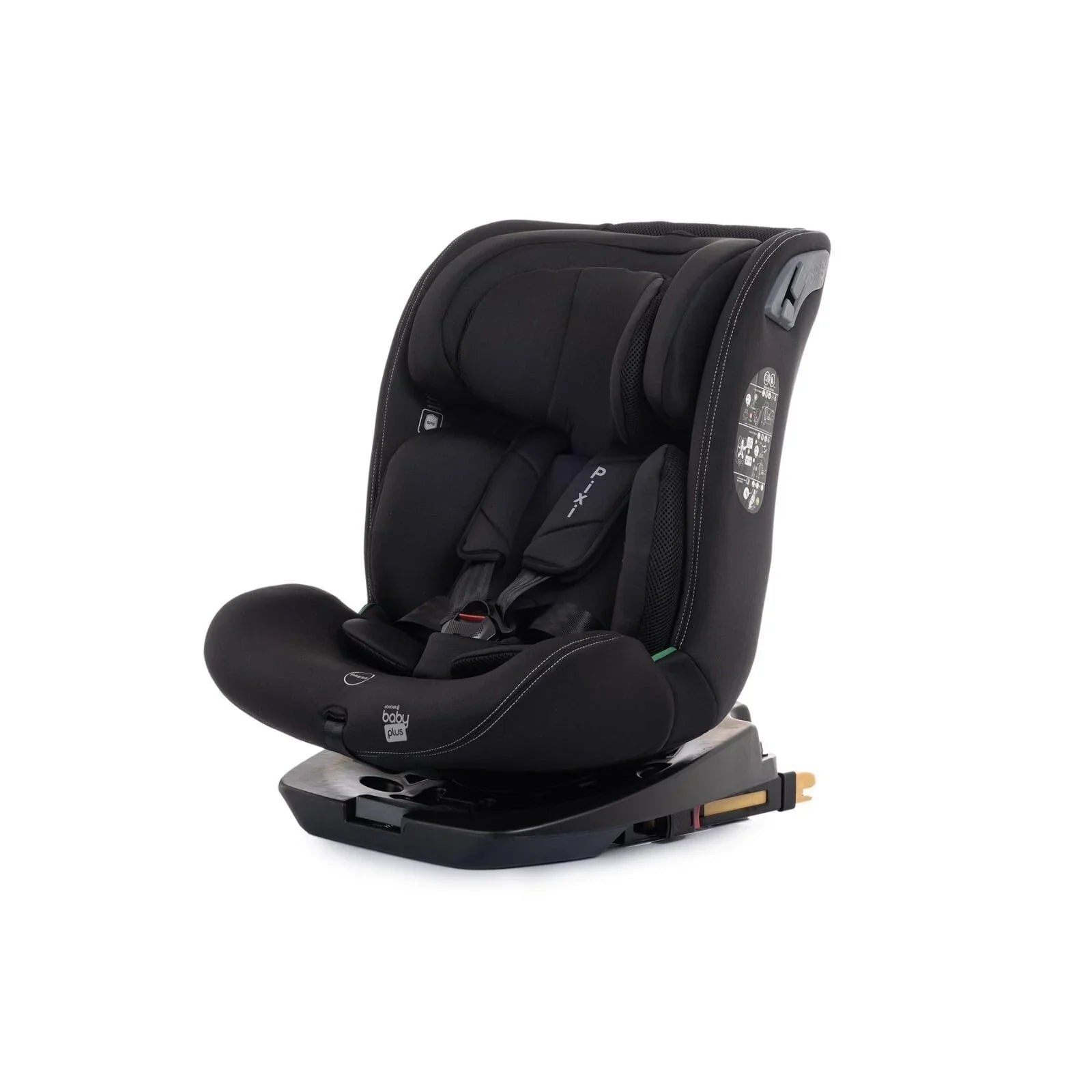 baby plus Pixi i - Size Car Seat - Black - mezetto ebebek ebebek