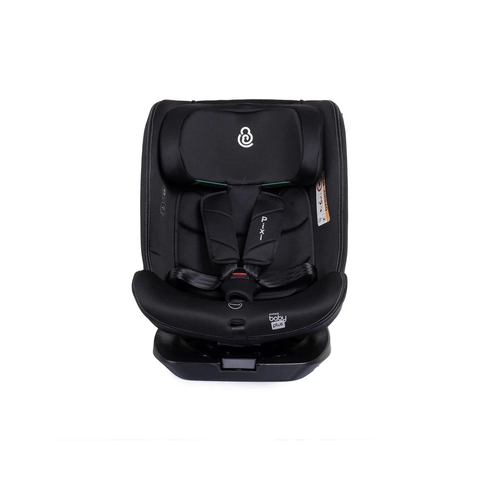 baby plus Pixi i - Size Car Seat - Black - mezetto ebebek ebebek