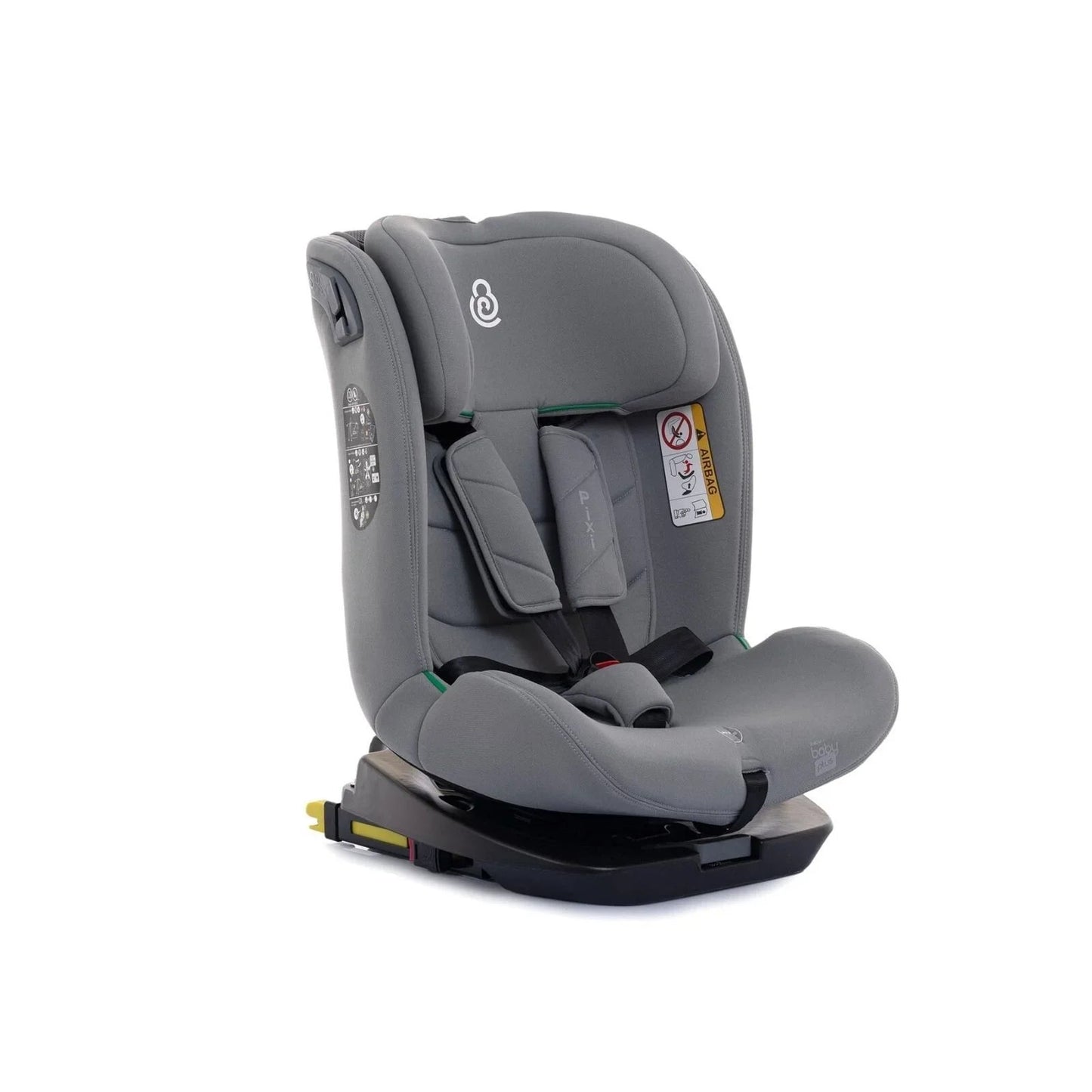 baby plus Pixi i - Size Car Seat - Grey - mezetto ebebek ebebek