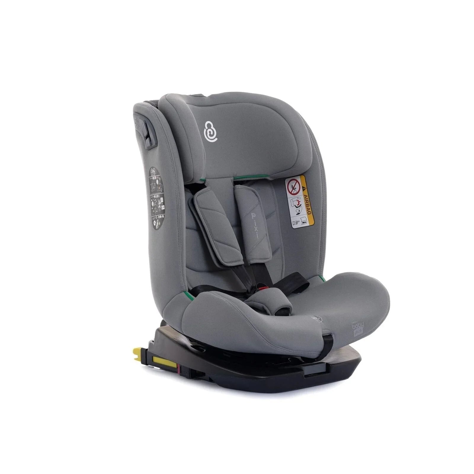 baby plus Pixi i - Size Car Seat - Grey - mezetto ebebek ebebek