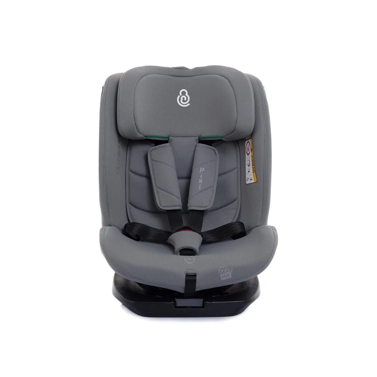 baby plus Pixi i - Size Car Seat - Grey - mezetto ebebek ebebek