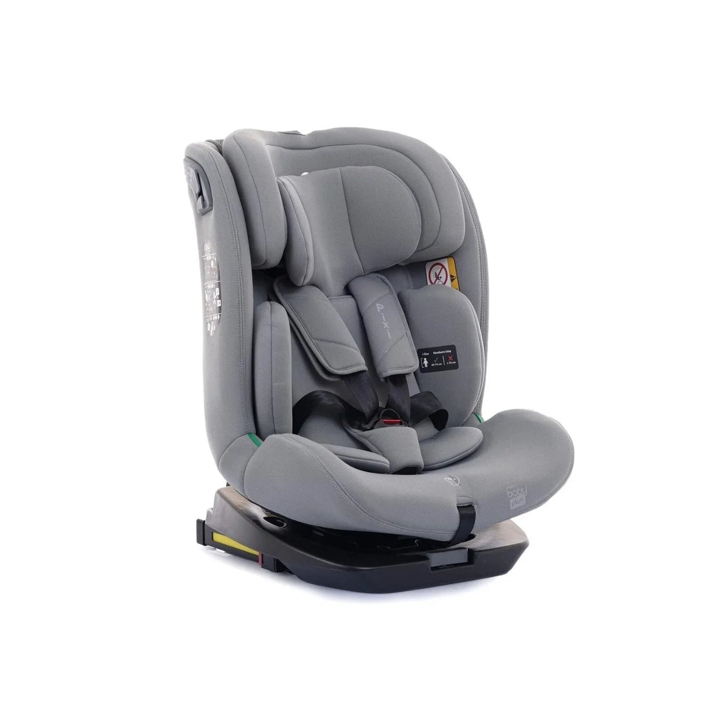 baby plus Pixi i - Size Car Seat - Grey - mezetto ebebek ebebek