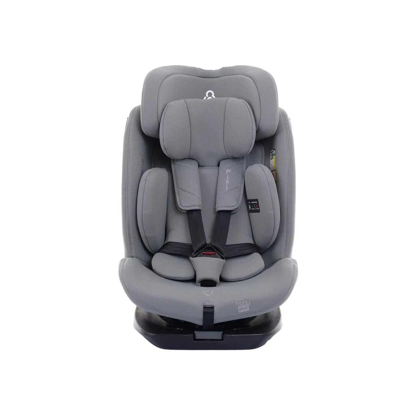 baby plus Pixi i - Size Car Seat - Grey - mezetto ebebek ebebek