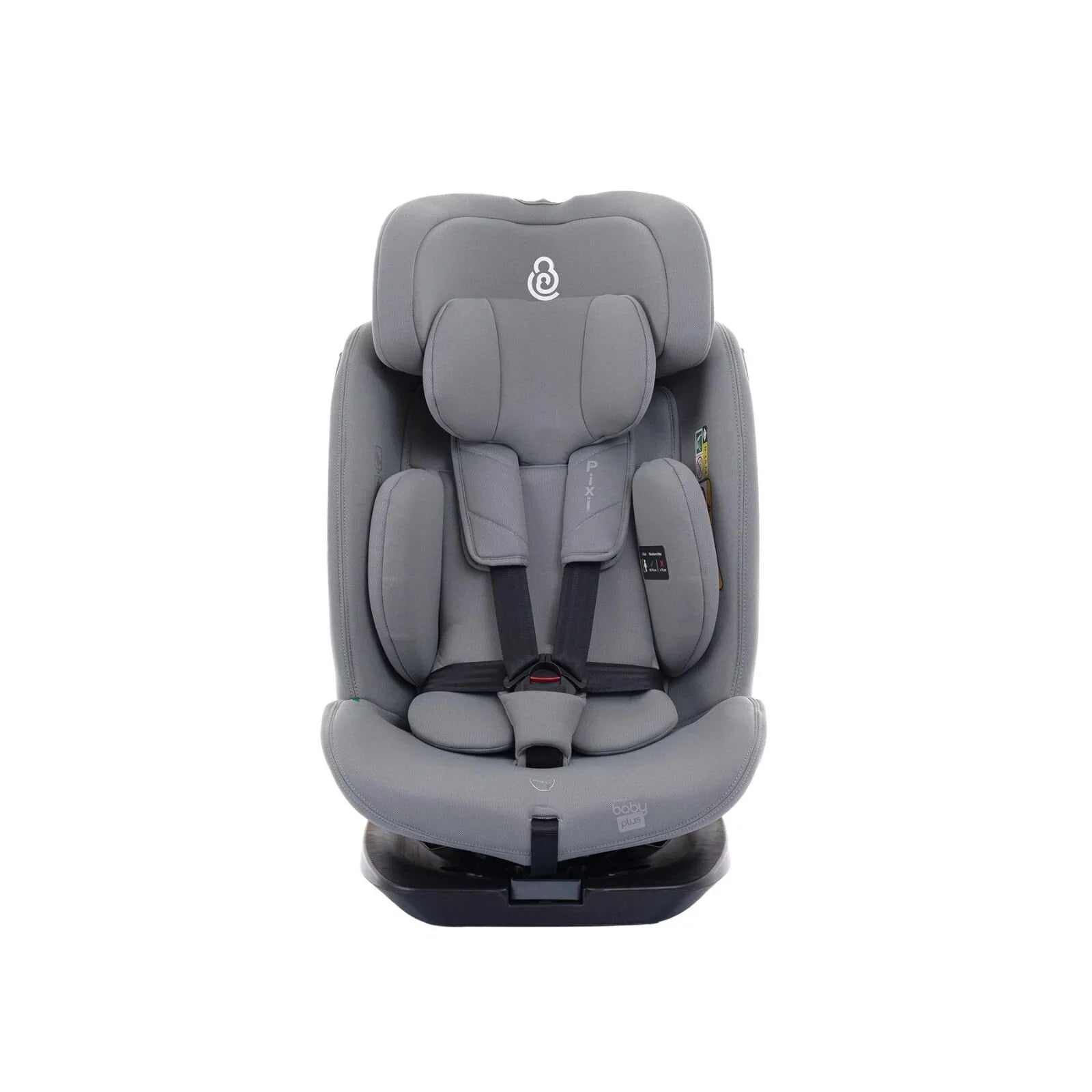 baby plus Pixi i - Size Car Seat - Grey - mezetto ebebek ebebek