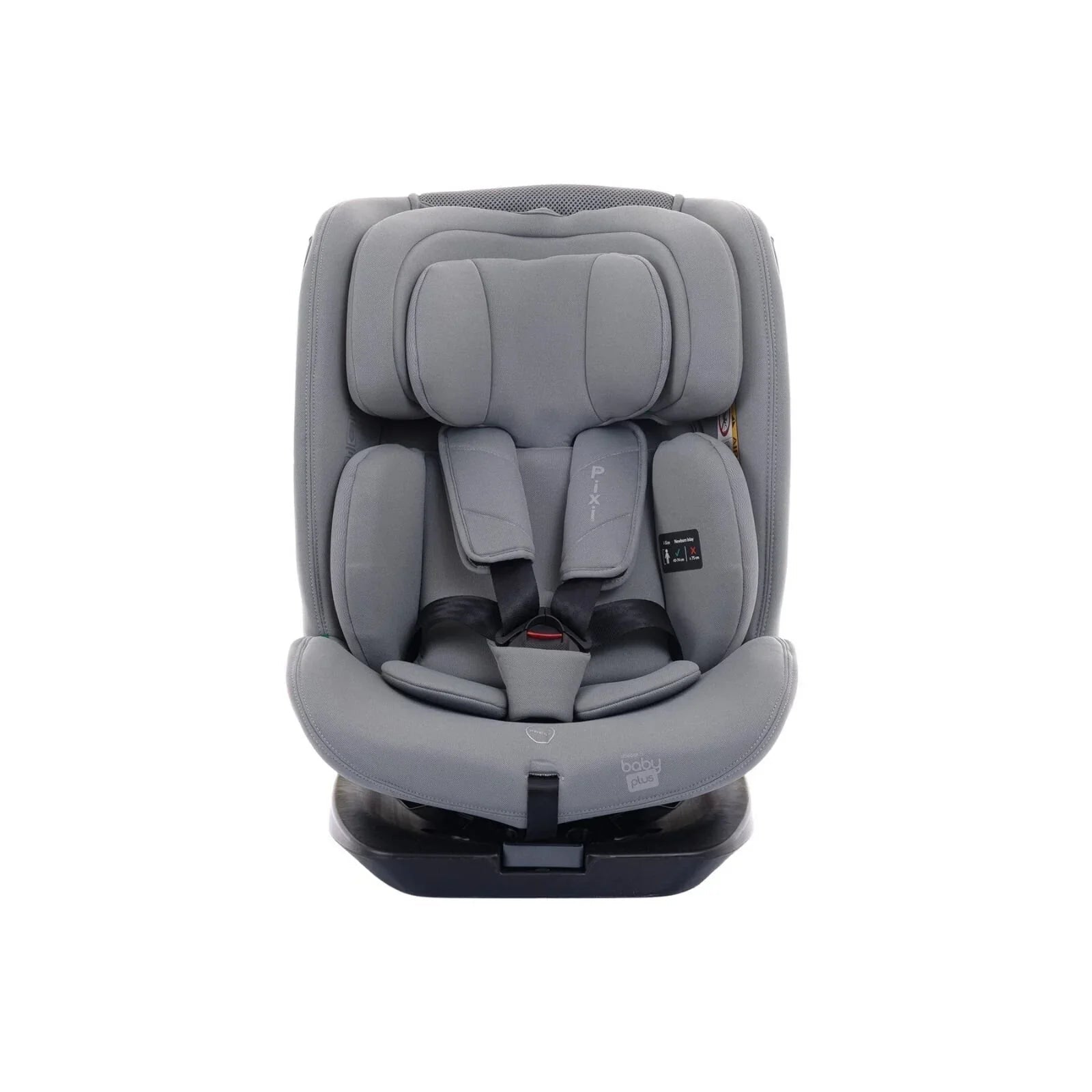 baby plus Pixi i - Size Car Seat - Grey - mezetto ebebek ebebek