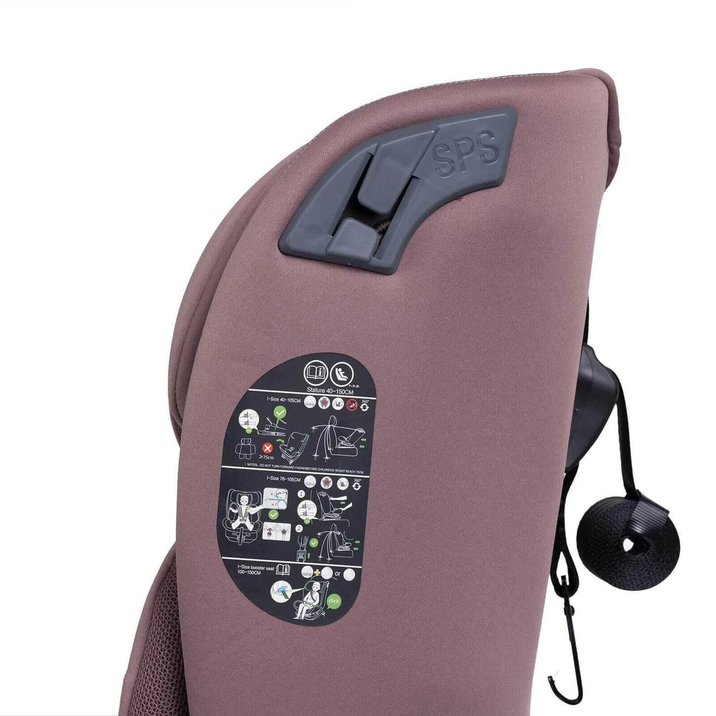 baby plus Pixi I - Size Car Seat - Pink - mezetto ebebek ebebek