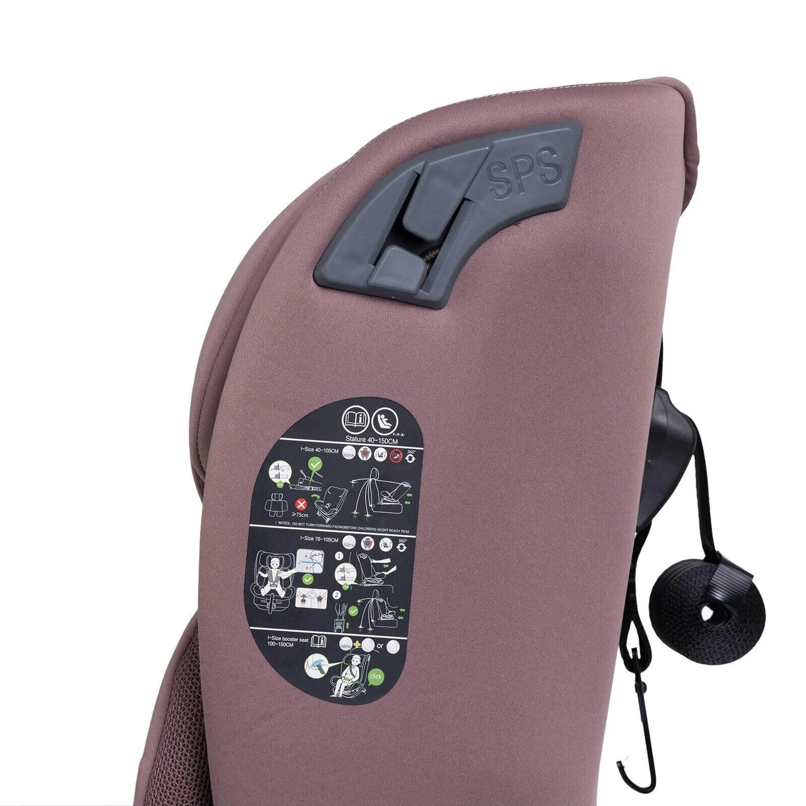 baby plus Pixi I - Size Car Seat - Pink - mezetto ebebek ebebek