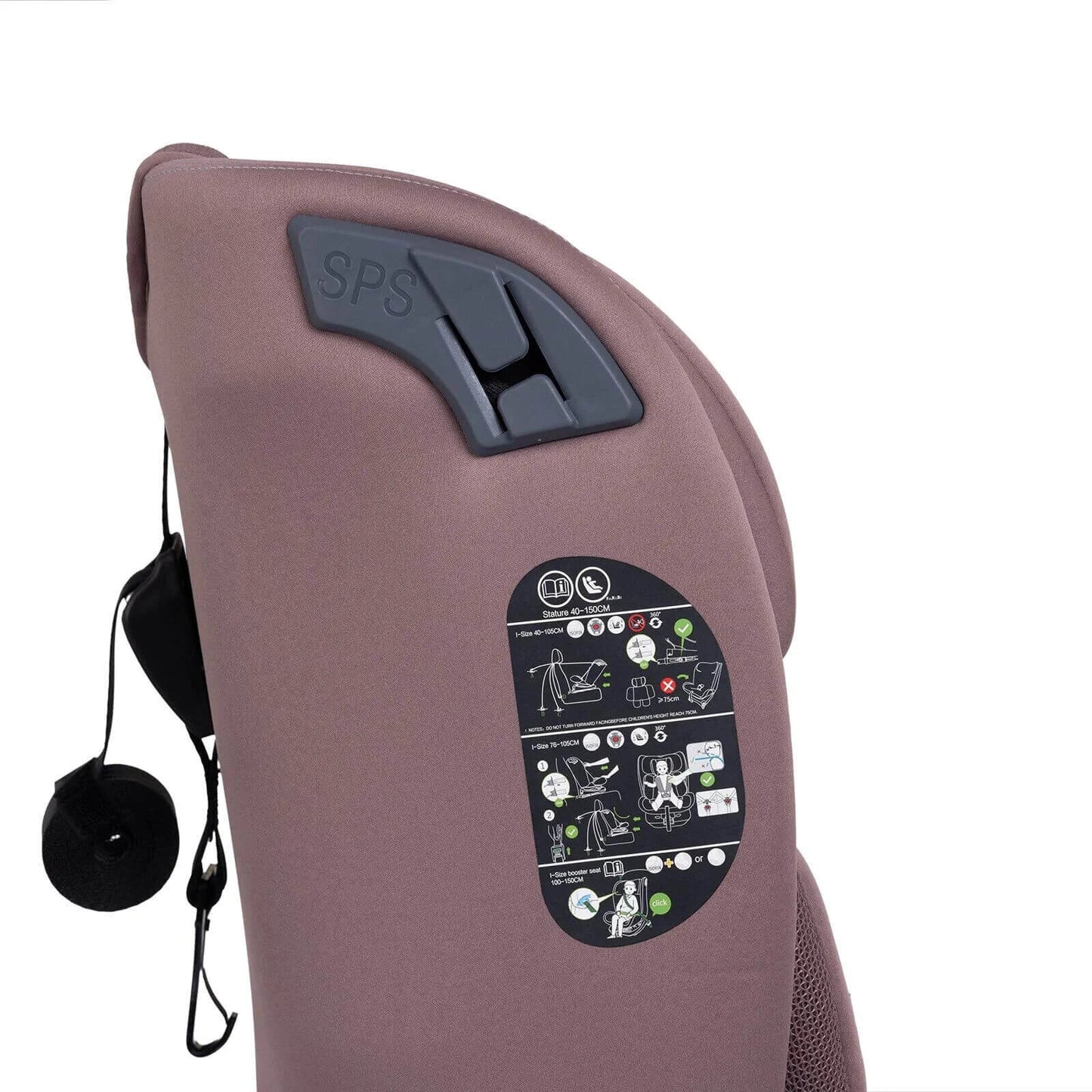 baby plus Pixi I - Size Car Seat - Pink - mezetto ebebek ebebek