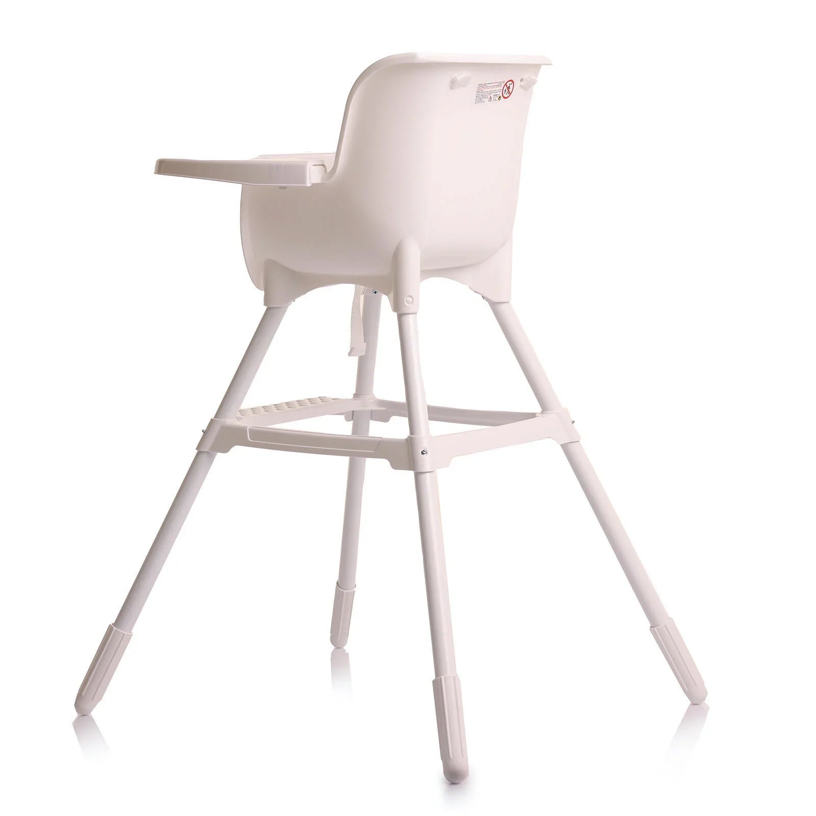 baby plus Pizza Highchair - White - mezetto ebebek ebebek