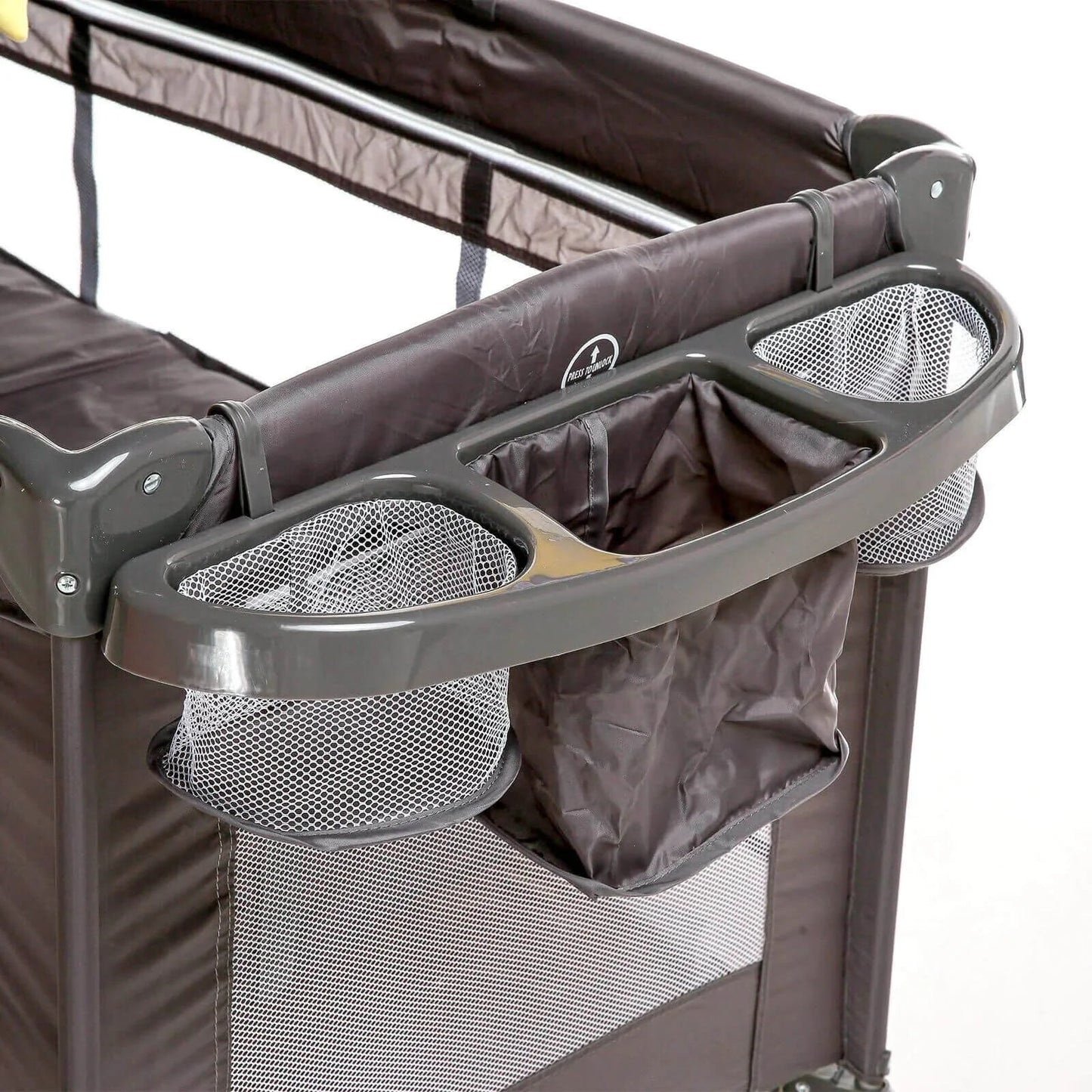 baby plus Play - Sleep Travel Cot - Grey - mezetto ebebek ebebek