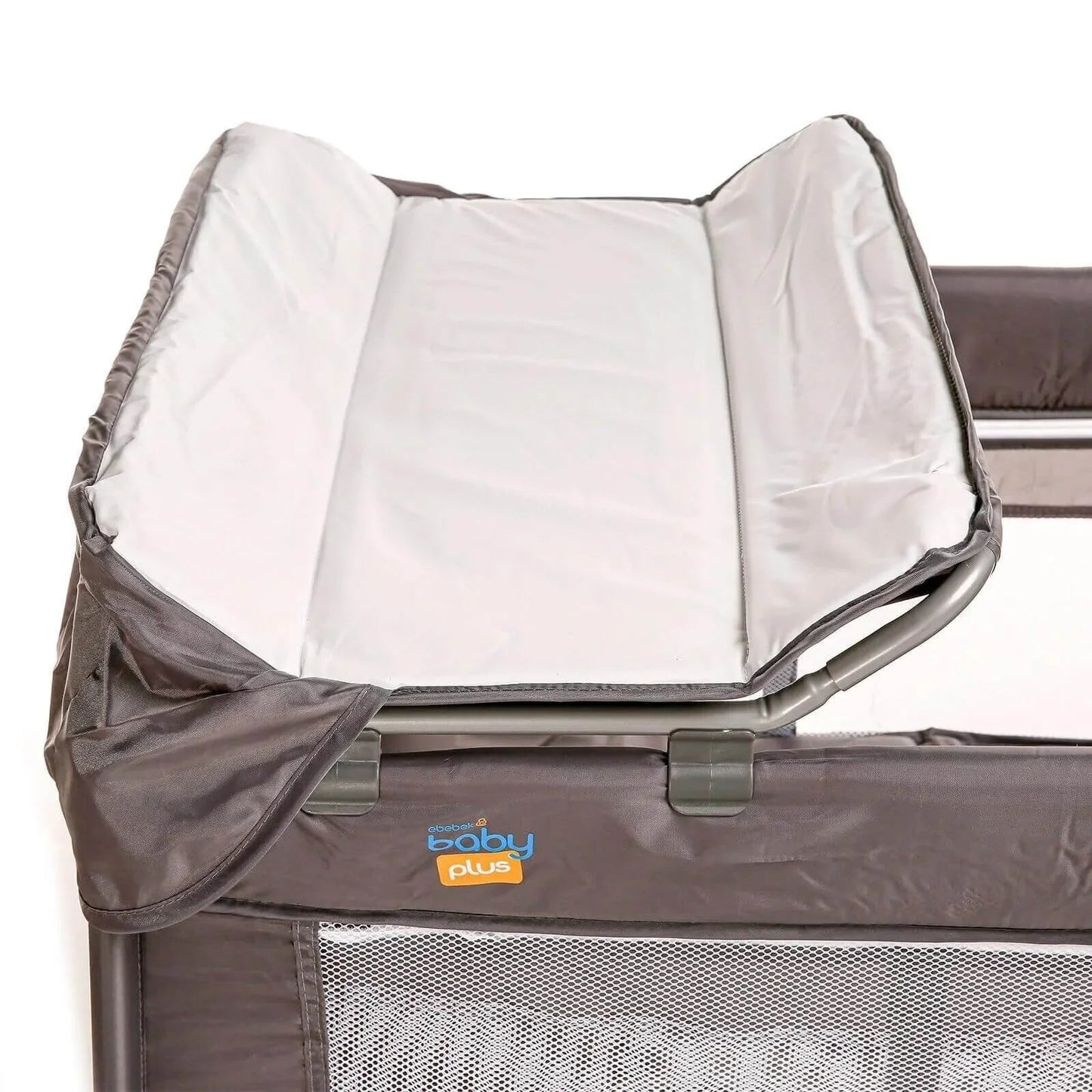 baby plus Play - Sleep Travel Cot - Grey - mezetto ebebek ebebek