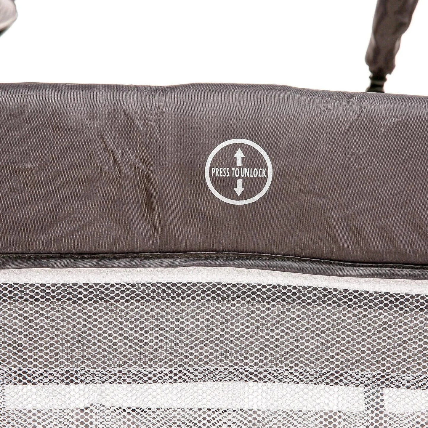 baby plus Play - Sleep Travel Cot - Grey - mezetto ebebek ebebek