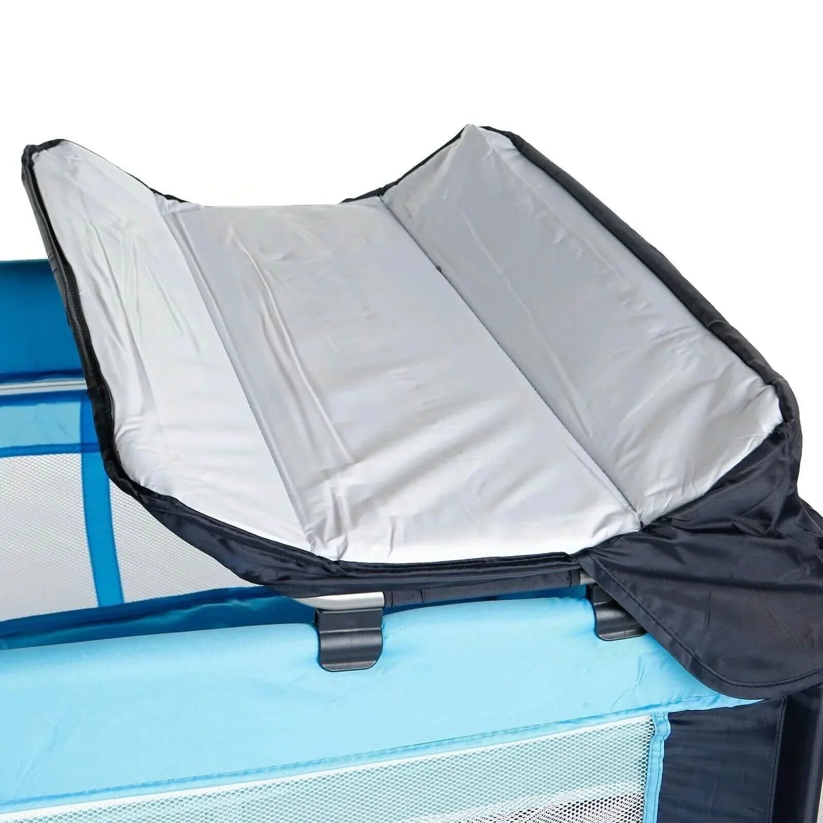 baby plus Play - Sleep Travel Cot - Ocean Blue - mezetto ebebek ebebek