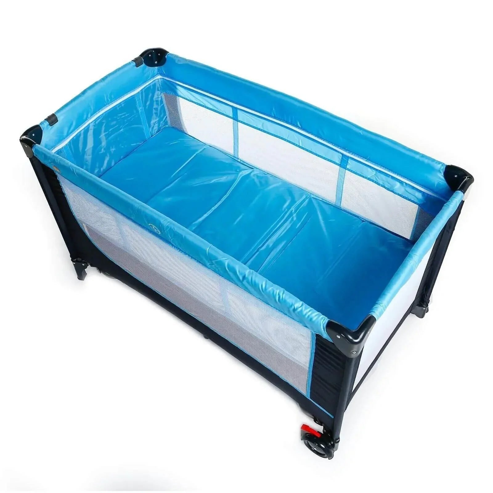 baby plus Play - Sleep Travel Cot - Ocean Blue - mezetto ebebek ebebek