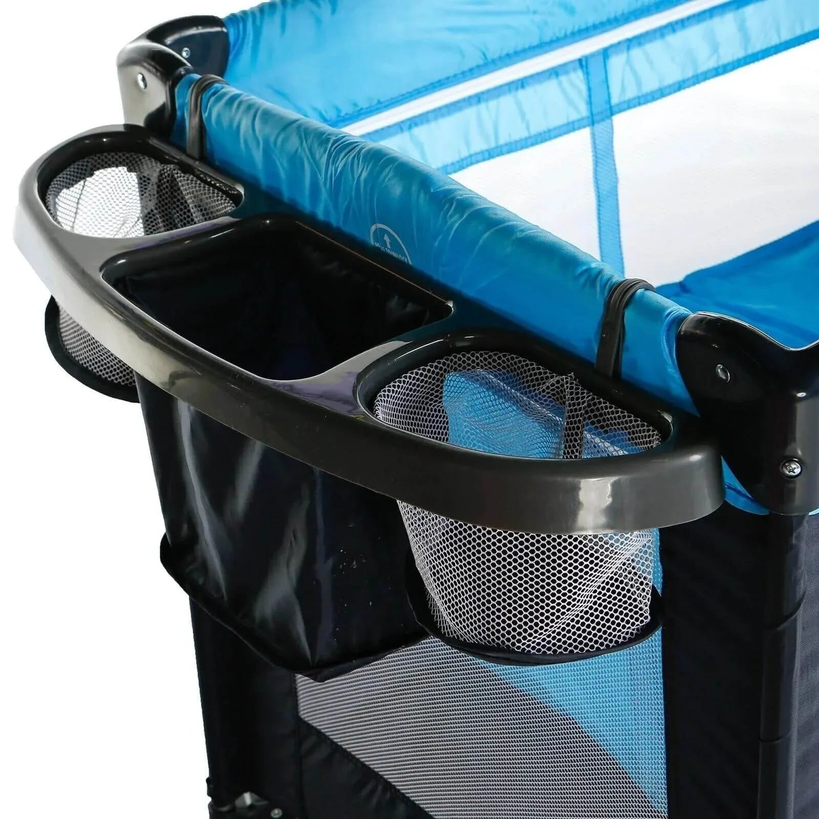 baby plus Play - Sleep Travel Cot - Ocean Blue - mezetto ebebek ebebek